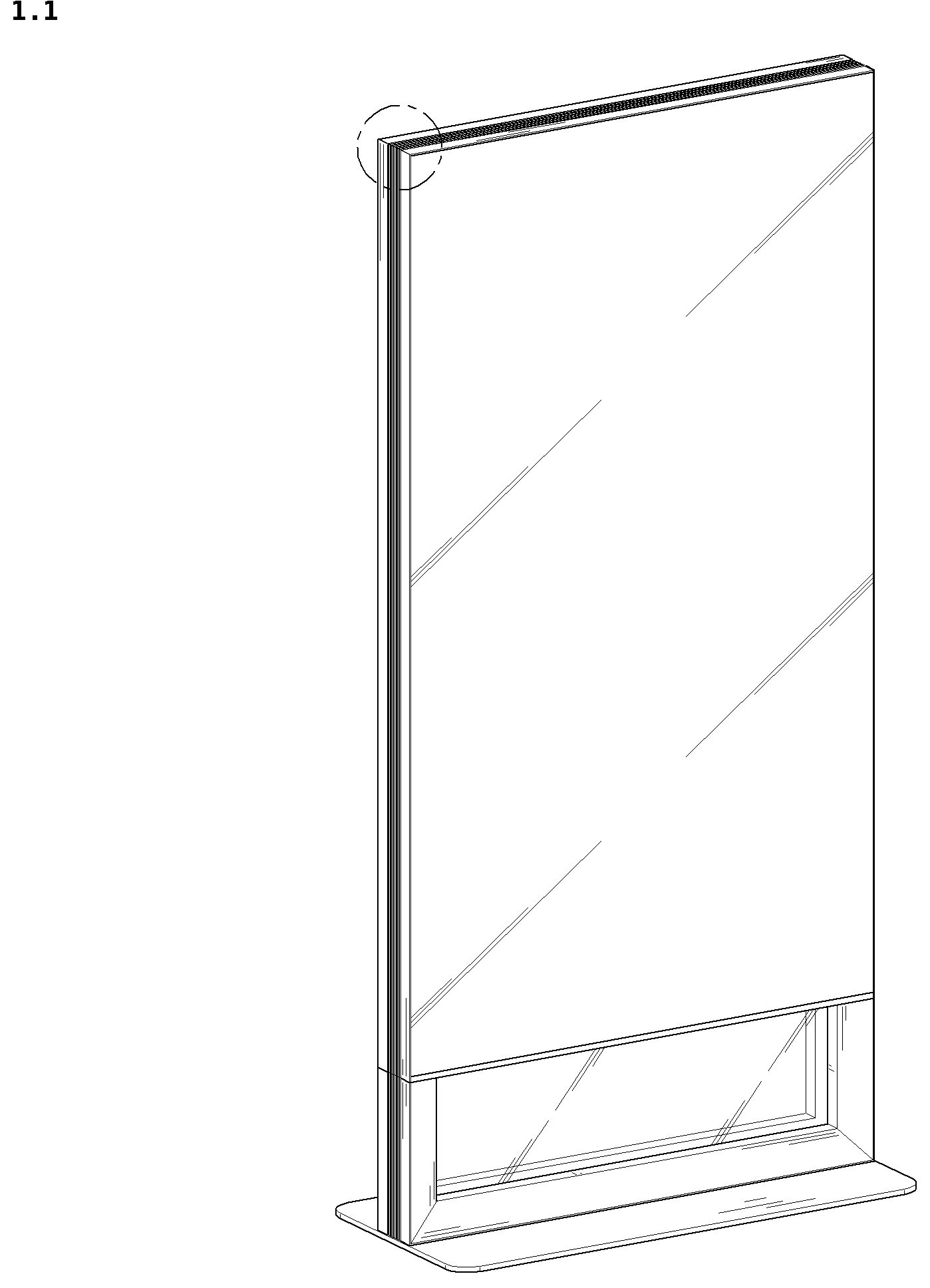 Patent USD1044945 — Digital signage — Figure 1