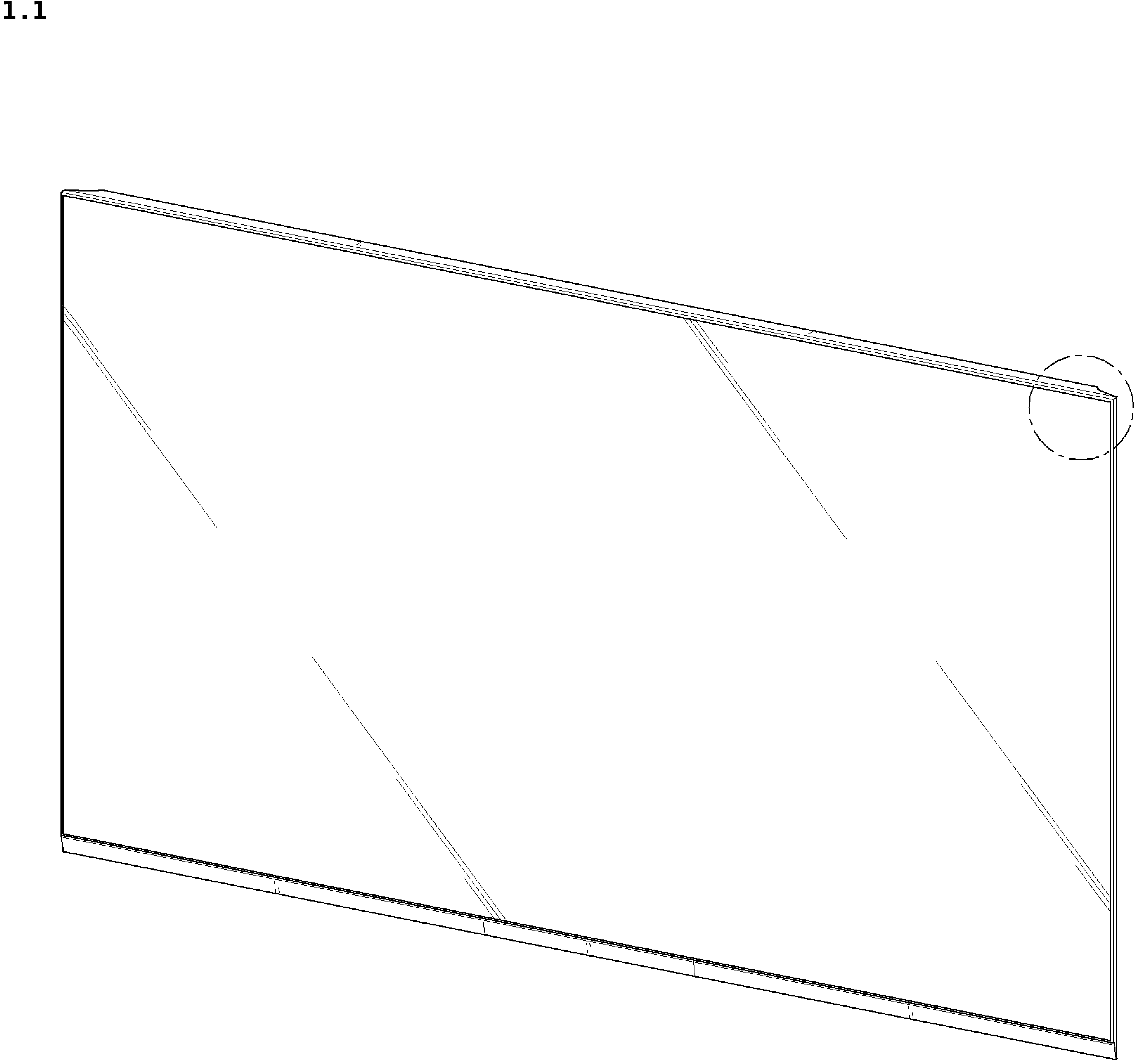 Patent USD1044947 Figure 1 – Digital signage