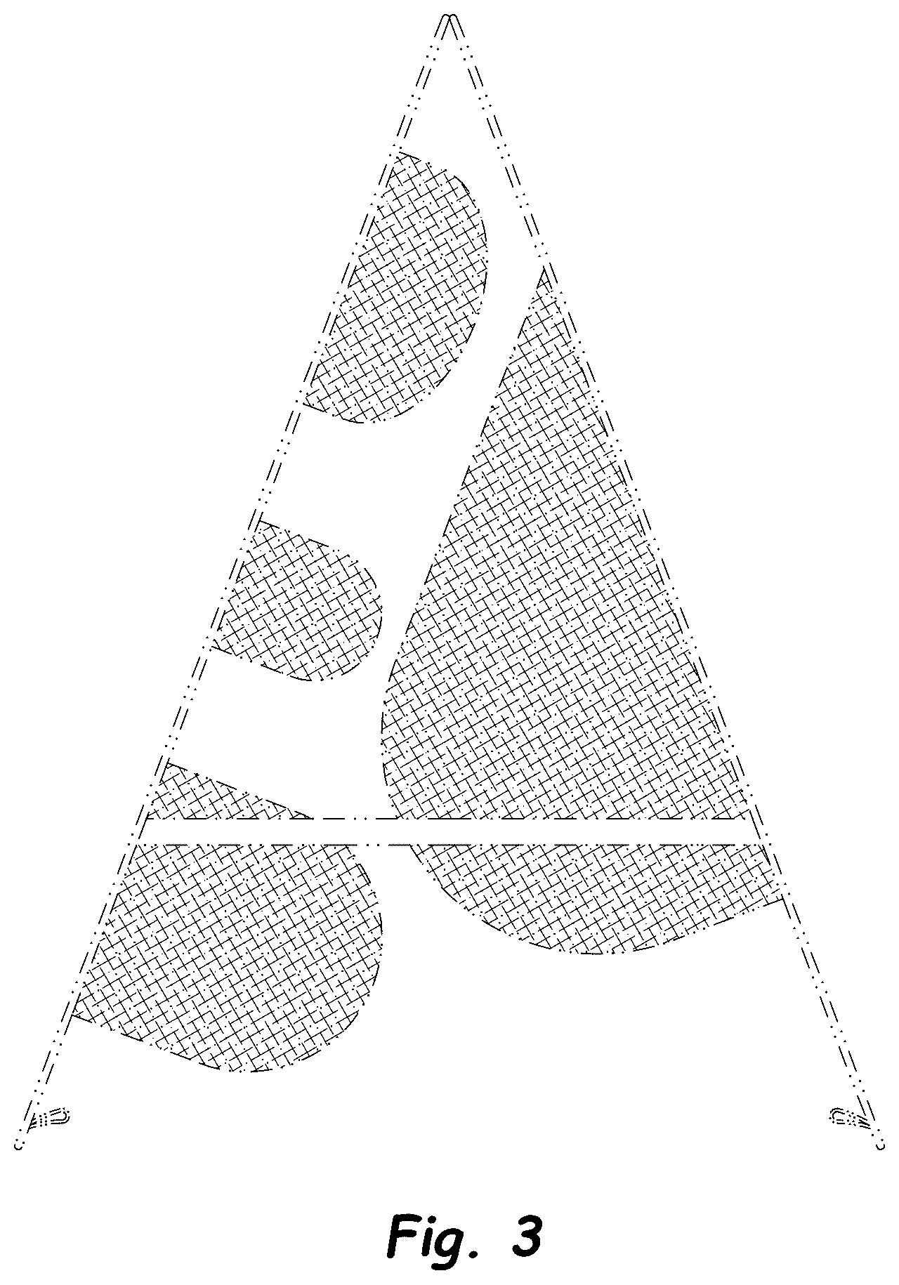 Patent USD1044948 Figure 3 – Flying disc game target