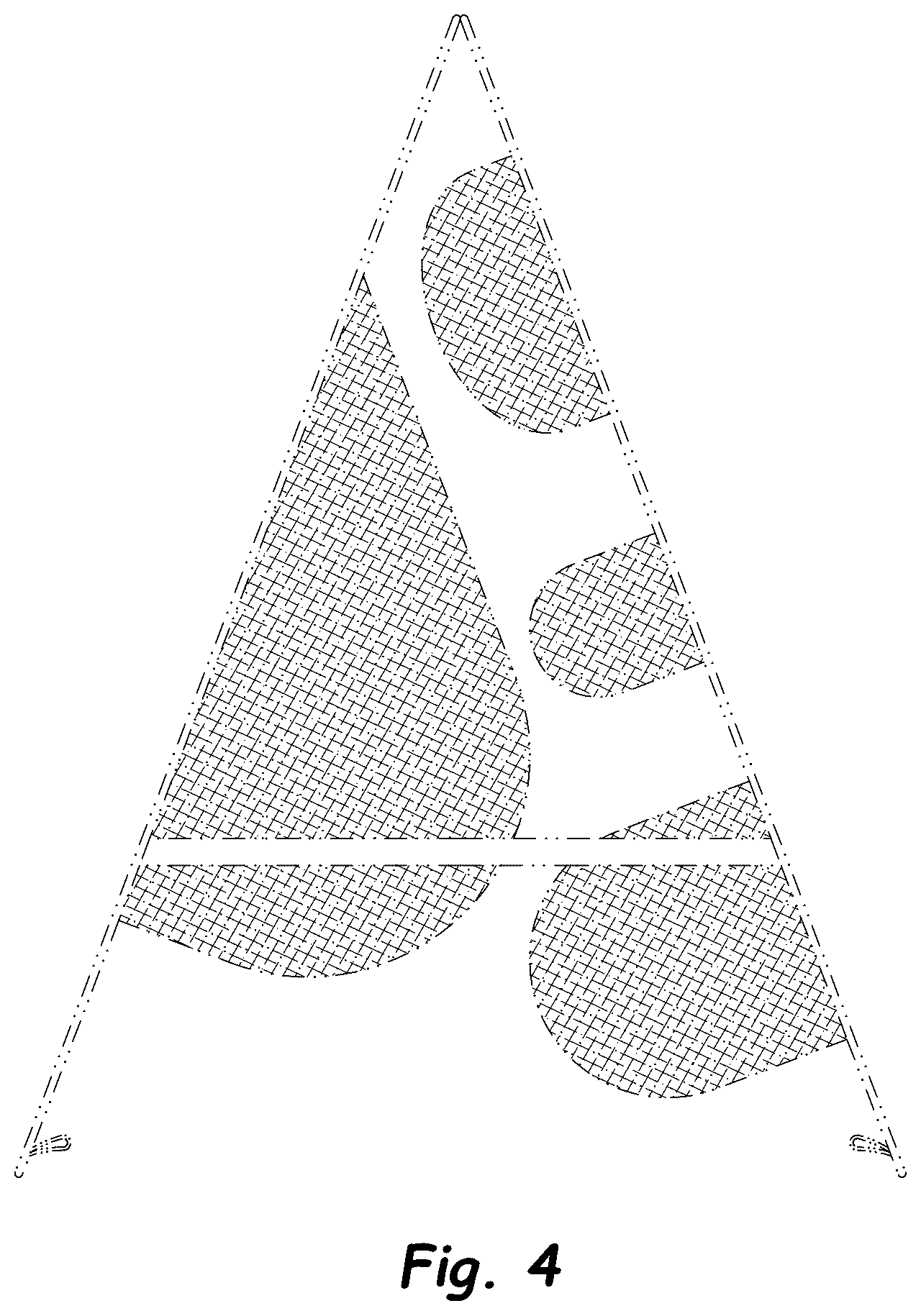 Patent USD1044948 Figure 4 – Flying disc game target