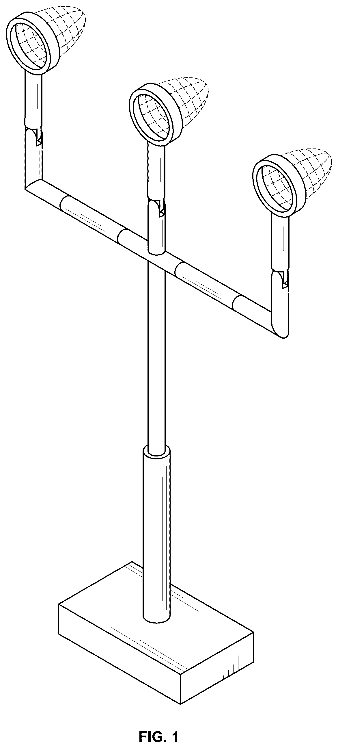 Patent USD1044949 Figure 1 – Game football throwing target