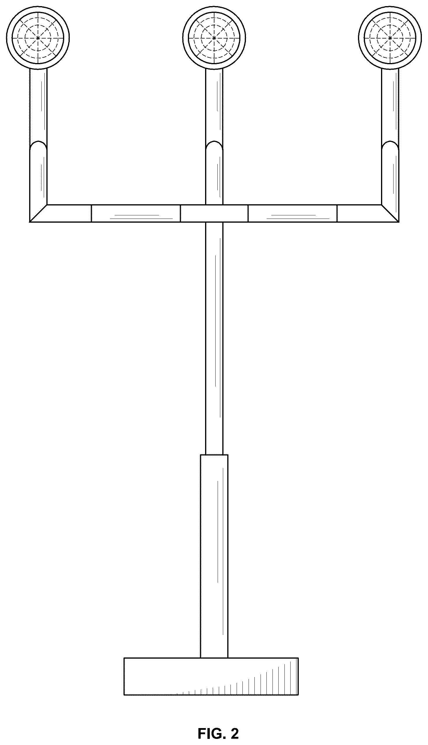 Patent USD1044949 Figure 2 – Game football throwing target
