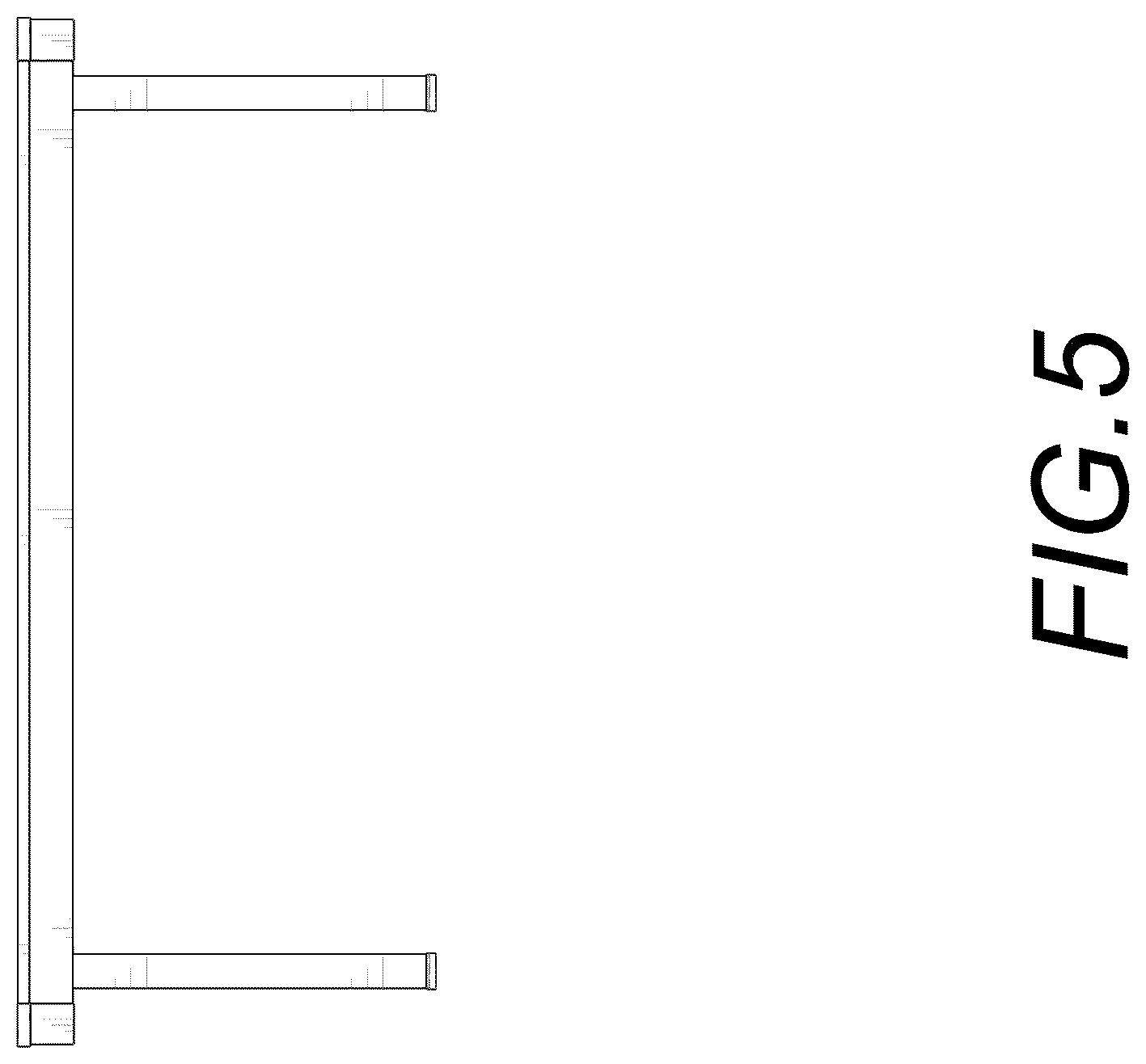Patent USD1044953 Figure 5 – Cornhole board