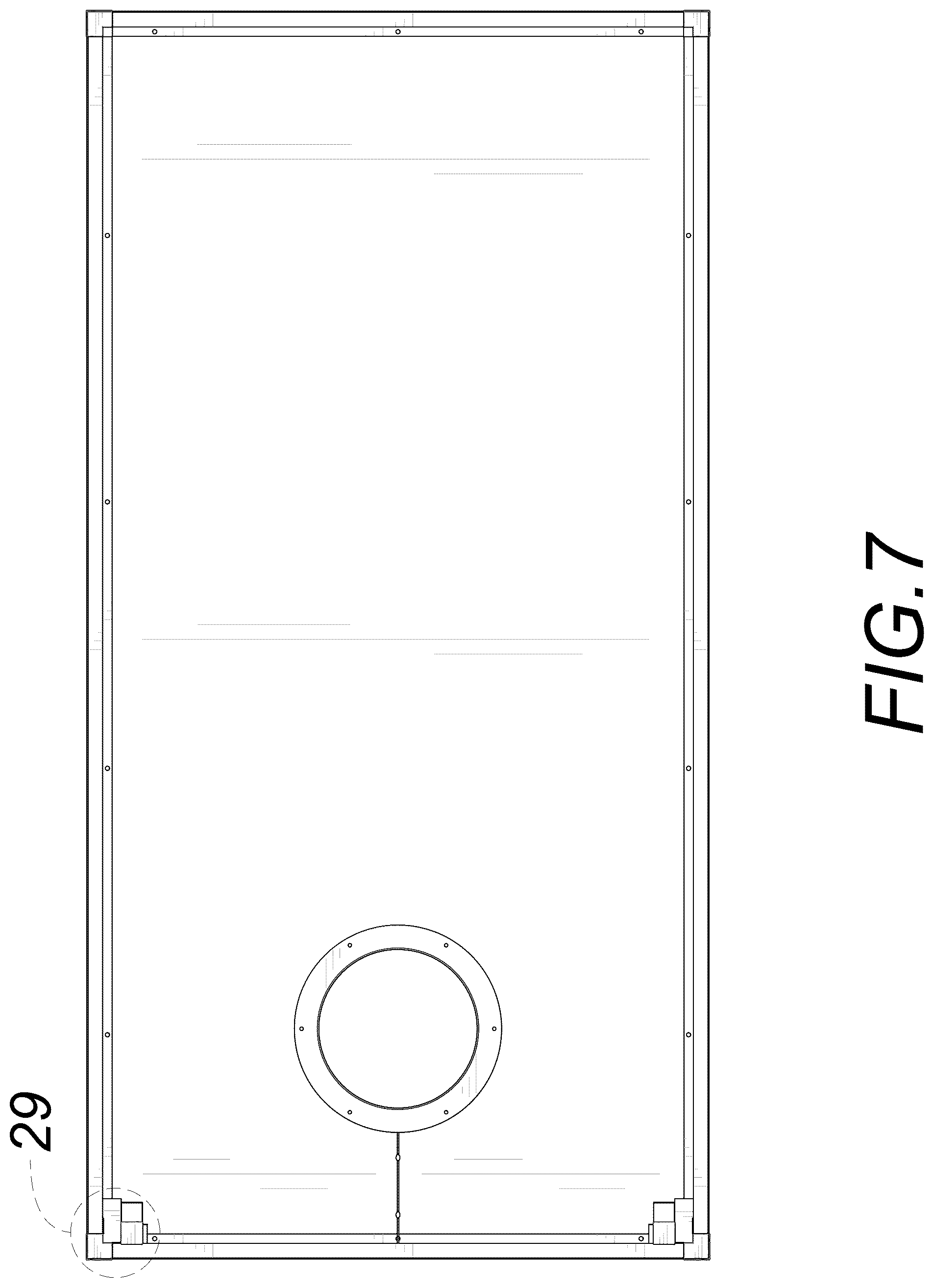 Patent USD1044953 Figure 7 – Cornhole board