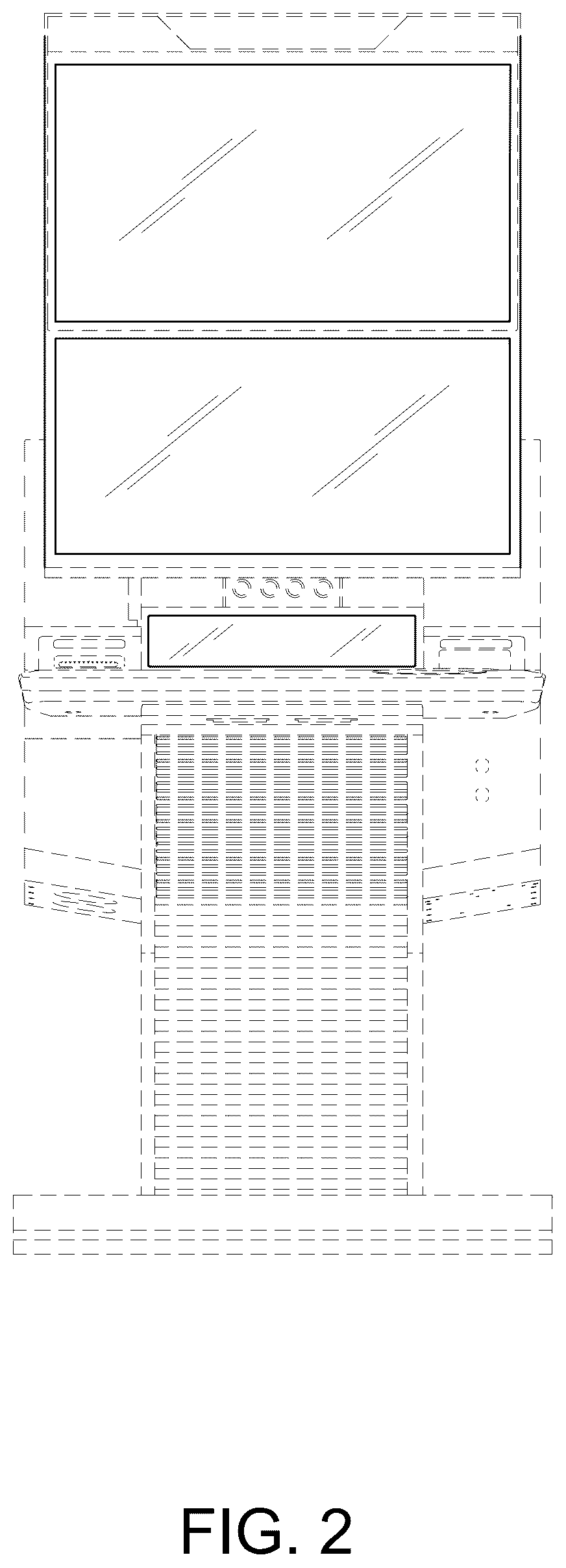 Patent USD1044954 Figure 2 – Gaming machine