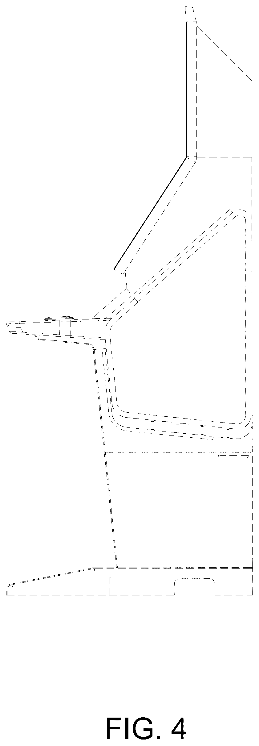 Patent USD1044954 Figure 4 – Gaming machine