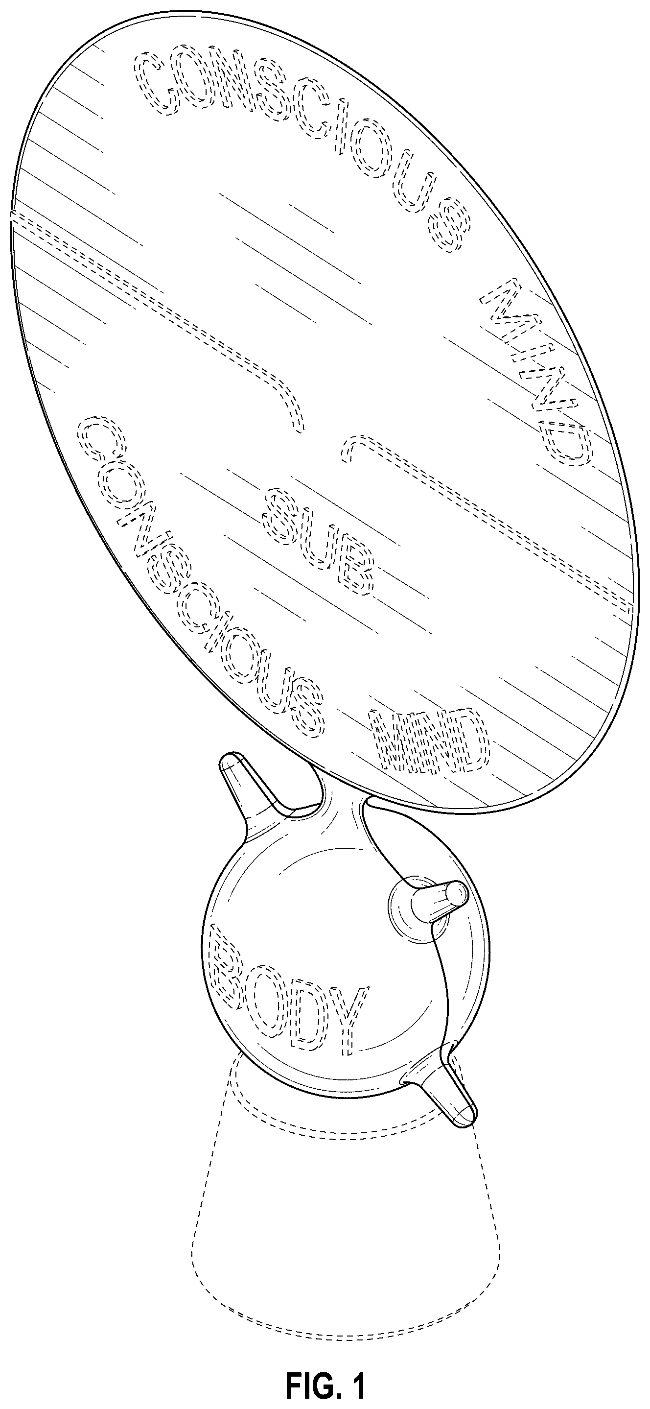 Patent USD1044958 Figure 1 – Motivational device