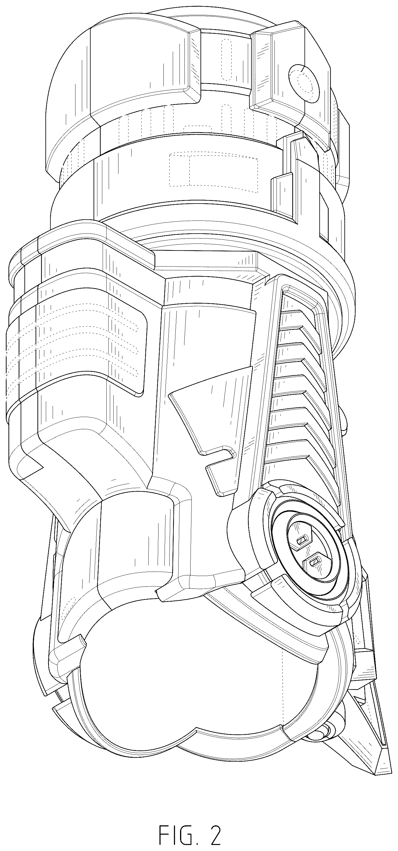 Patent USD1044959 Figure 2 – Bubble machine