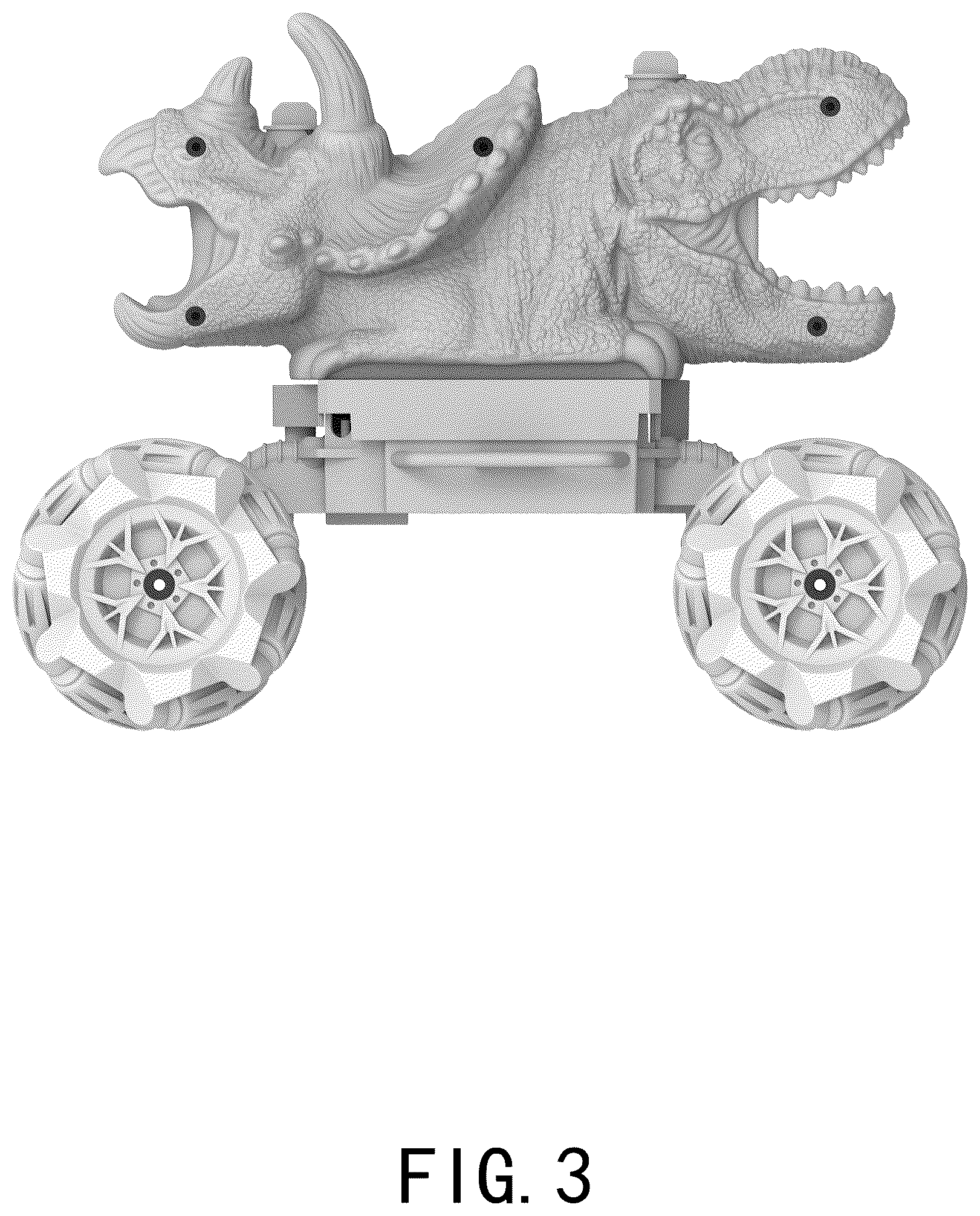 Patent USD1044969 Figure 3 – Dinosaur toy car