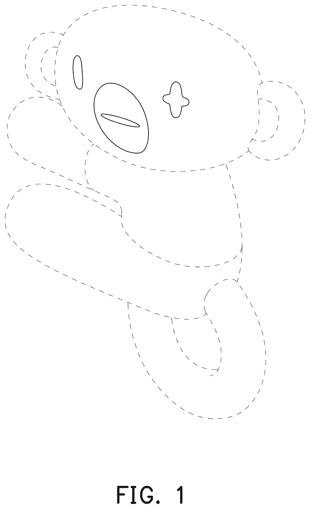 Patent USD1044970 Figure 1 – Pattern for doll