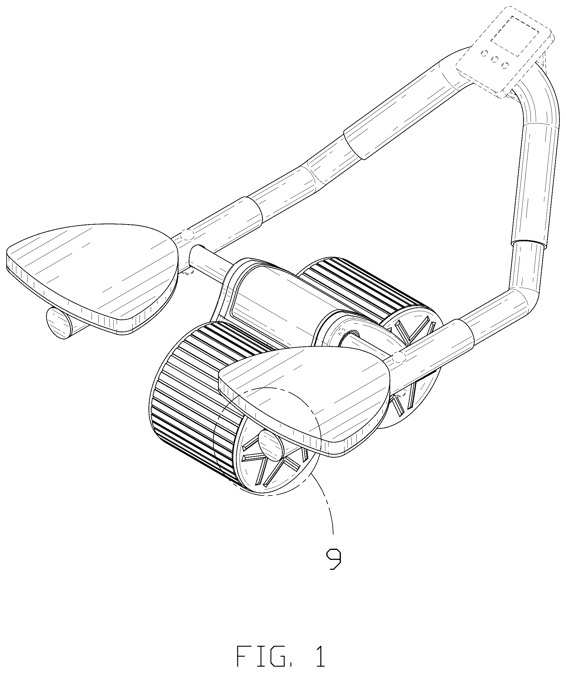 Patent USD1044974 — Abdominal wheel — Figure 1