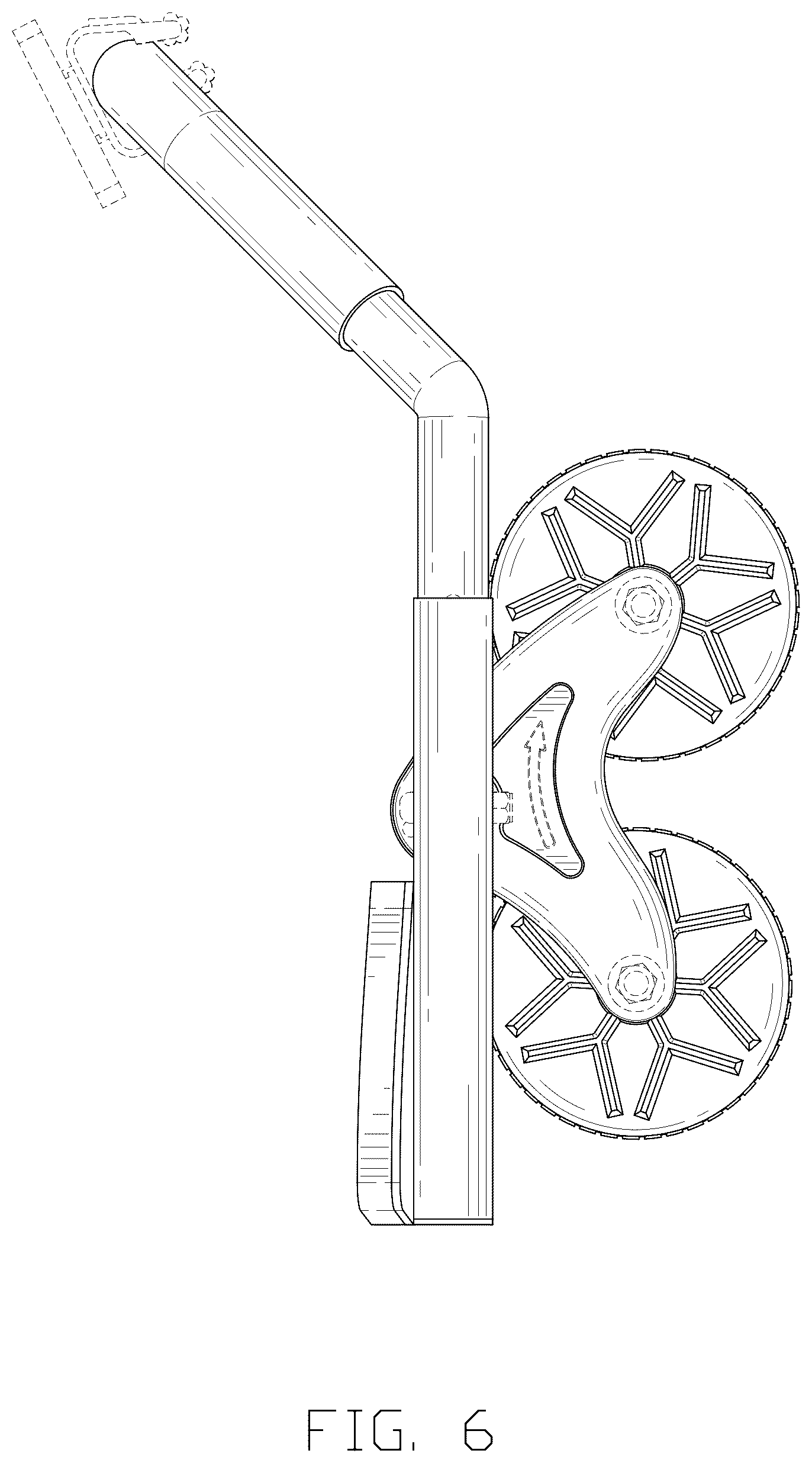 Patent USD1044974 Figure 6 – Abdominal wheel