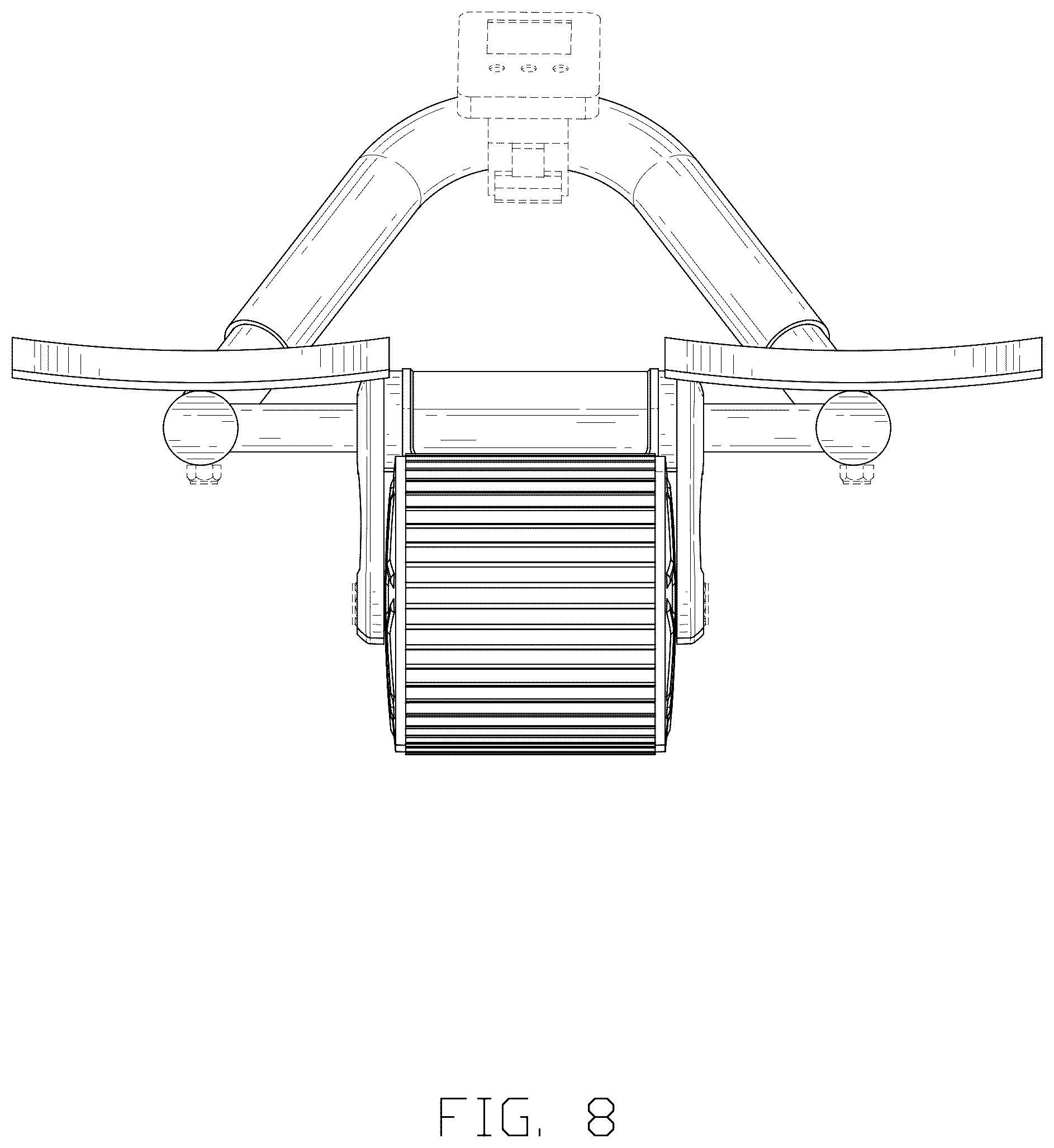 Patent USD1044974 Figure 8 – Abdominal wheel