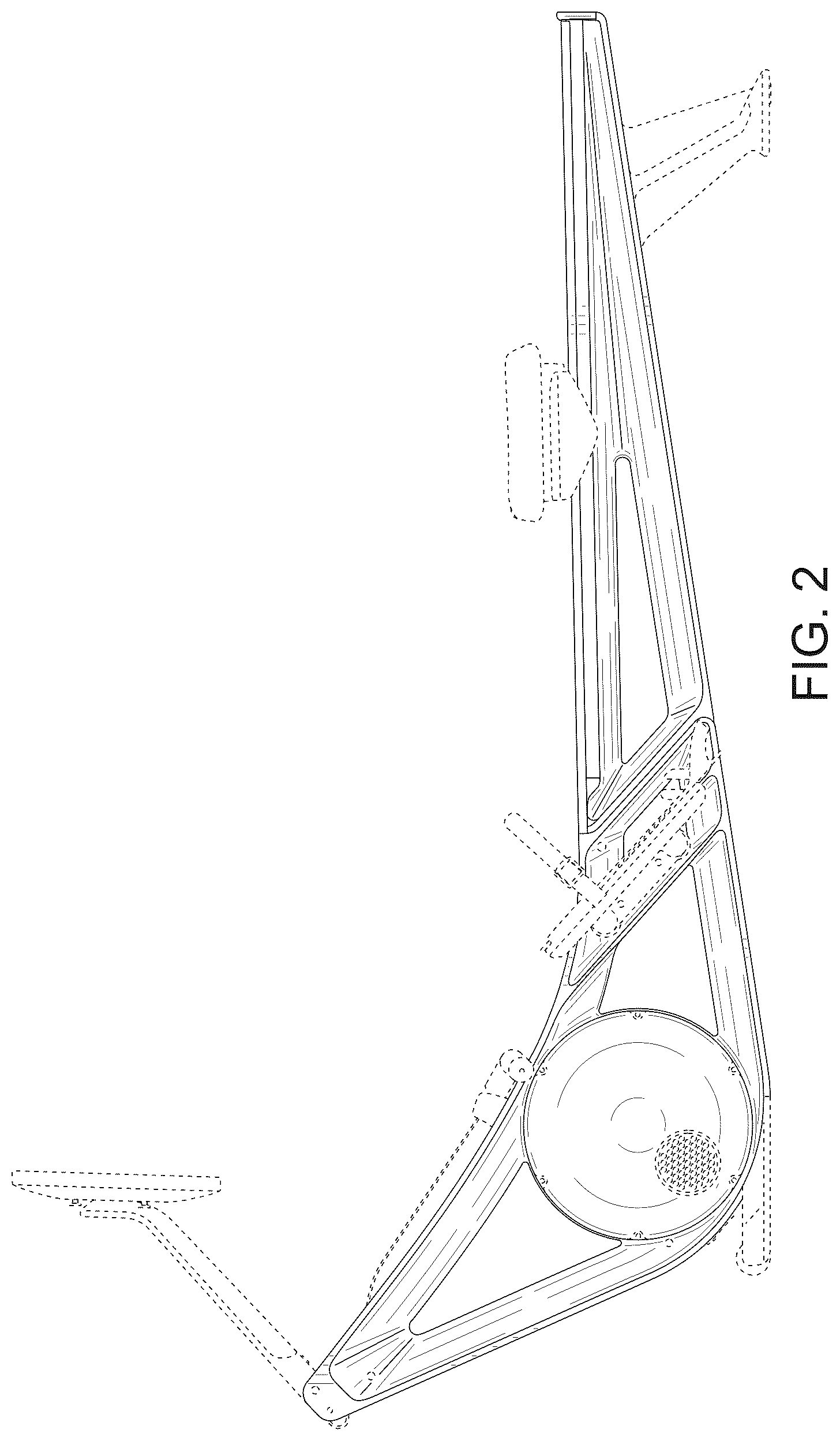 Patent USD1044975 Figure 2 – Exercise machine