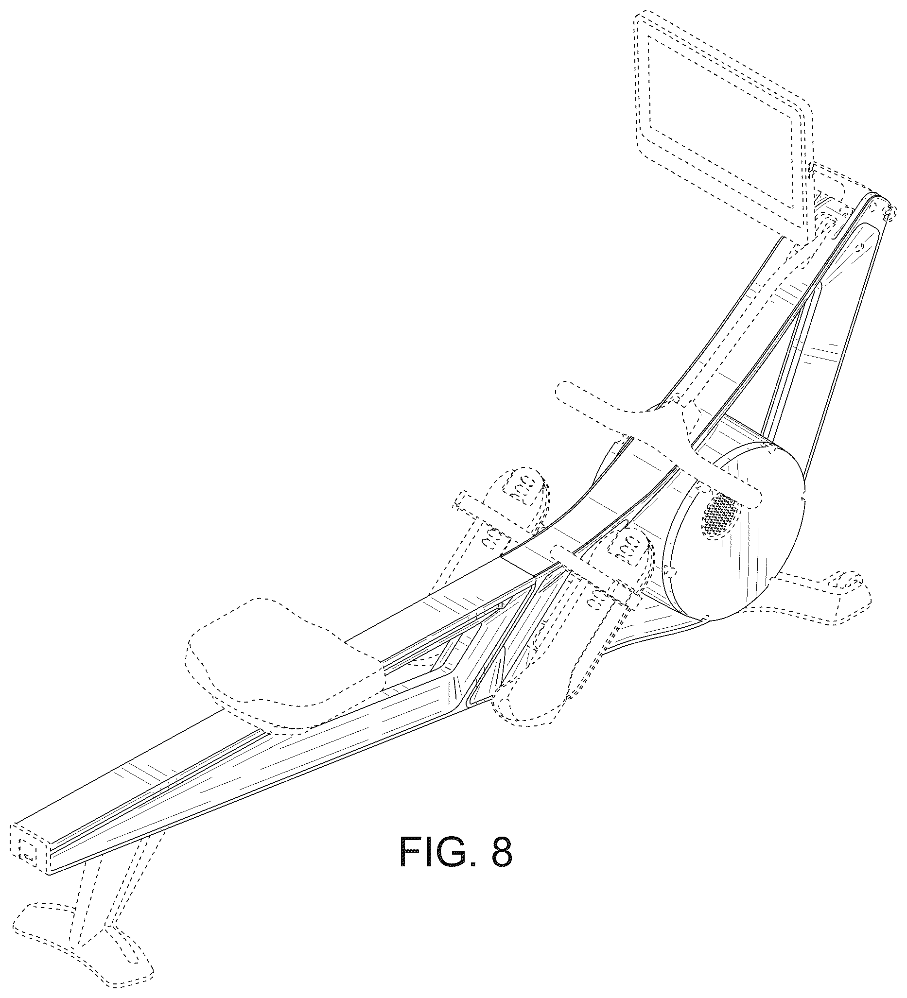 Patent USD1044975 Figure 6 – Exercise machine