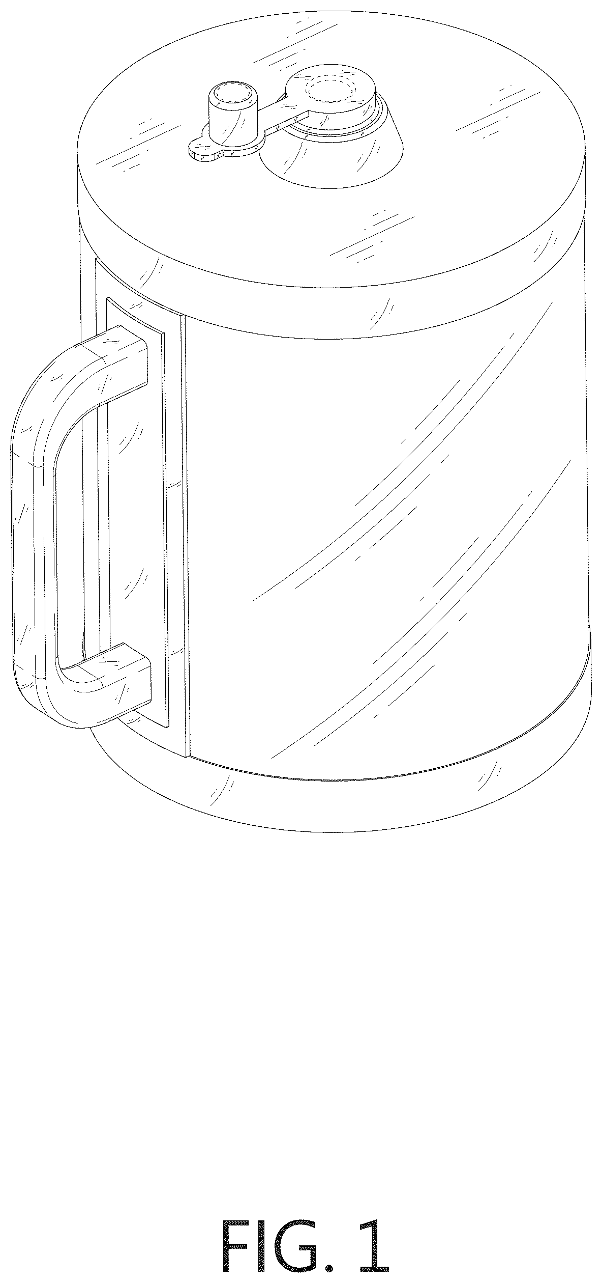 Patent USD1044976 Figure 1 – Water dumbbell