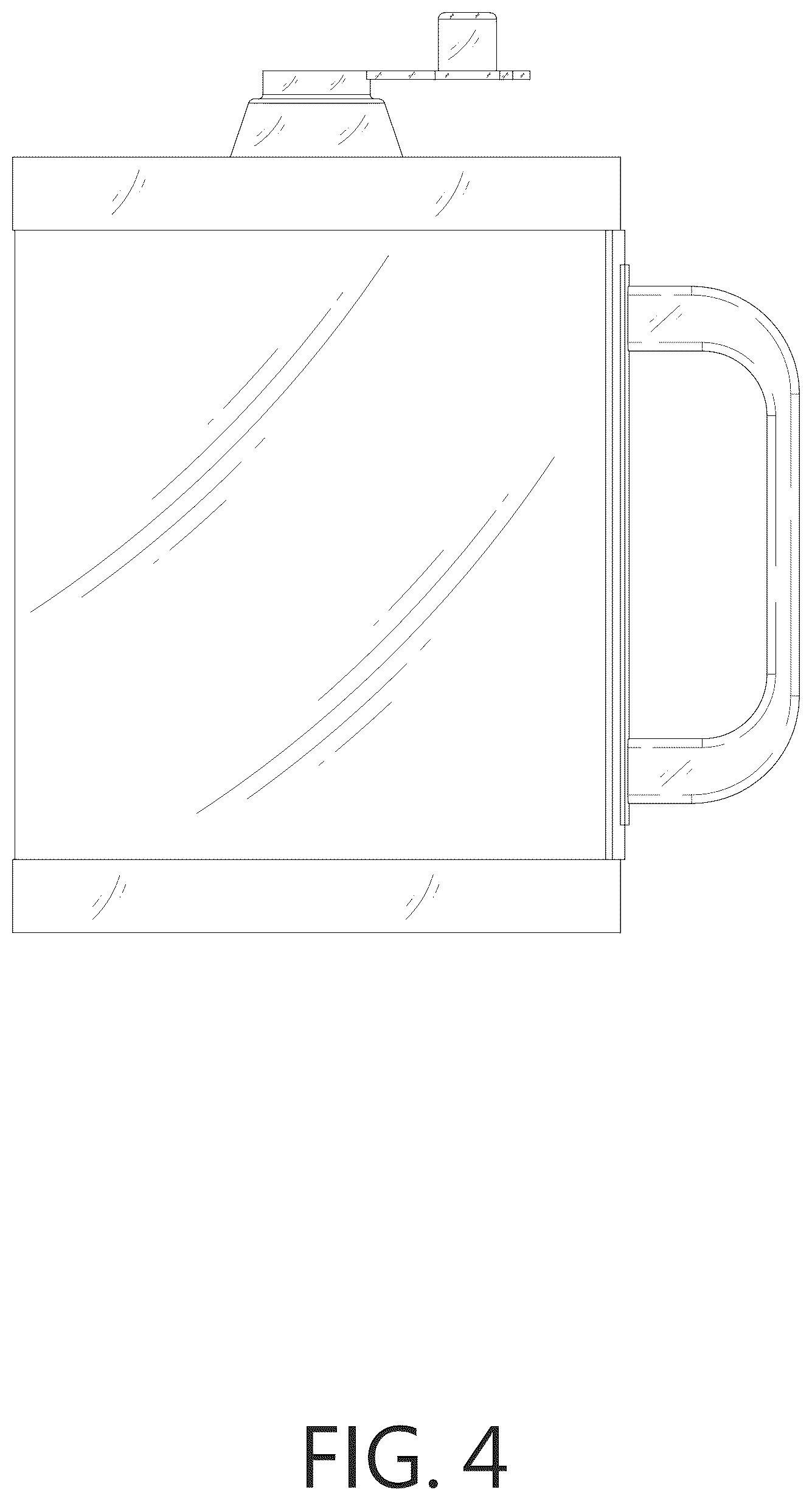 Patent USD1044976 Figure 4 – Water dumbbell