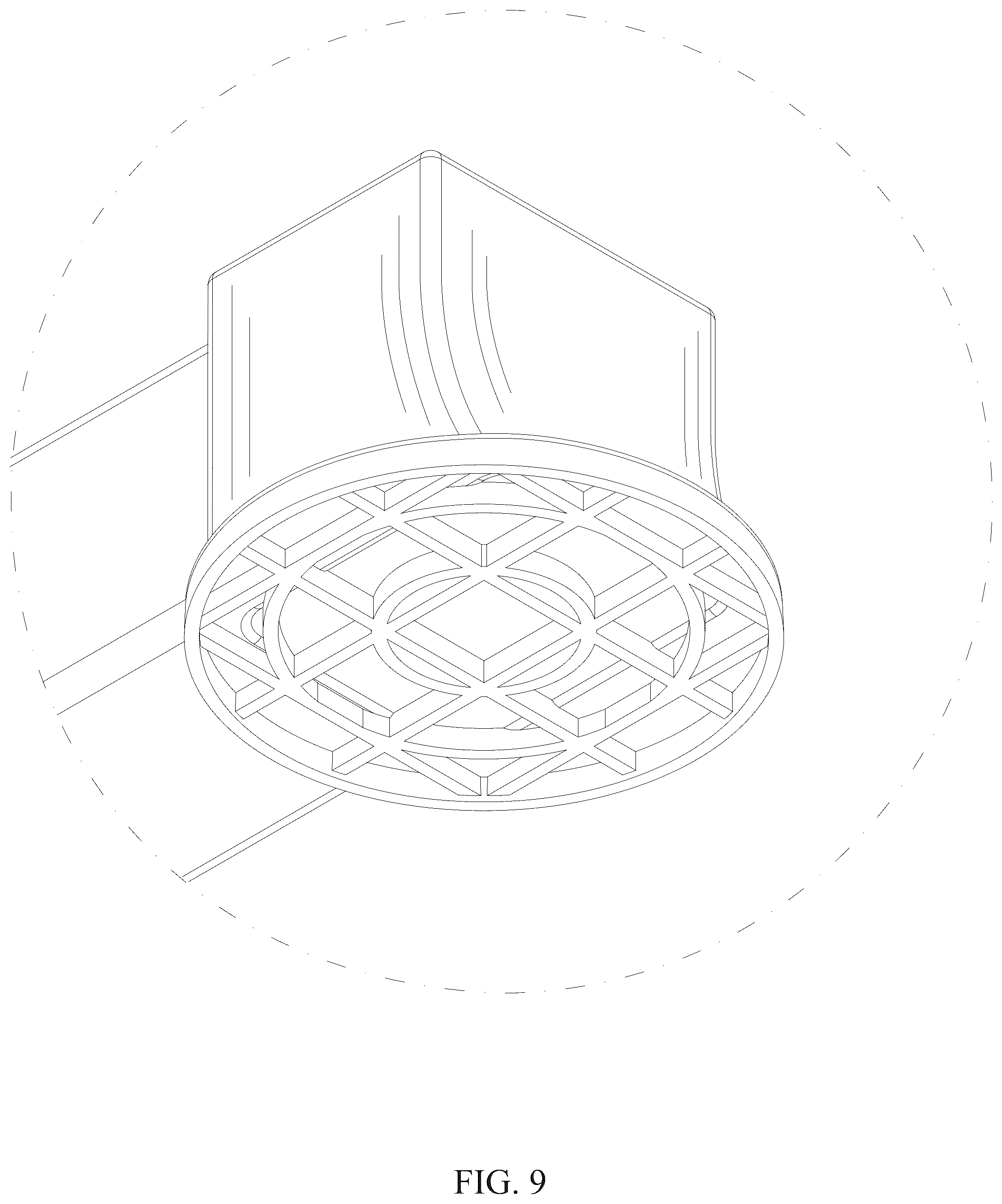 Patent USD1044979 Figure 9 – Dip stand