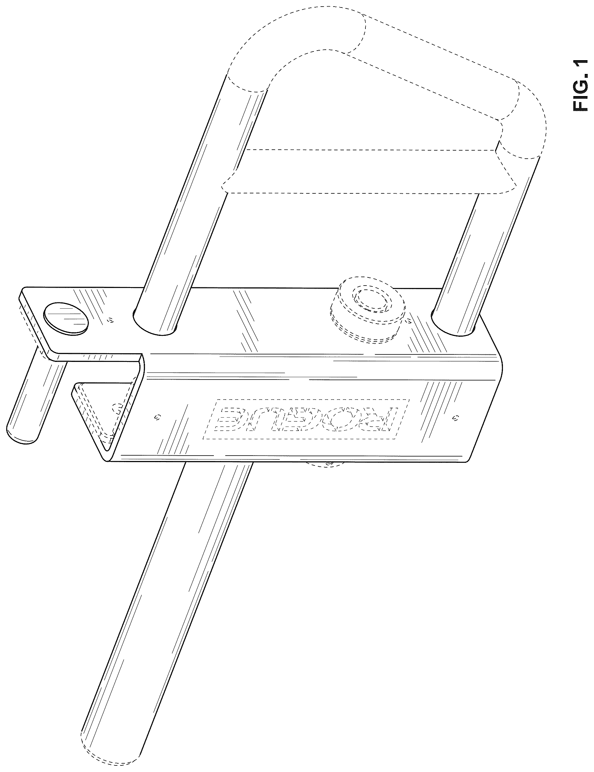 Patent USD1044981 — Handle bracket — Figure 1