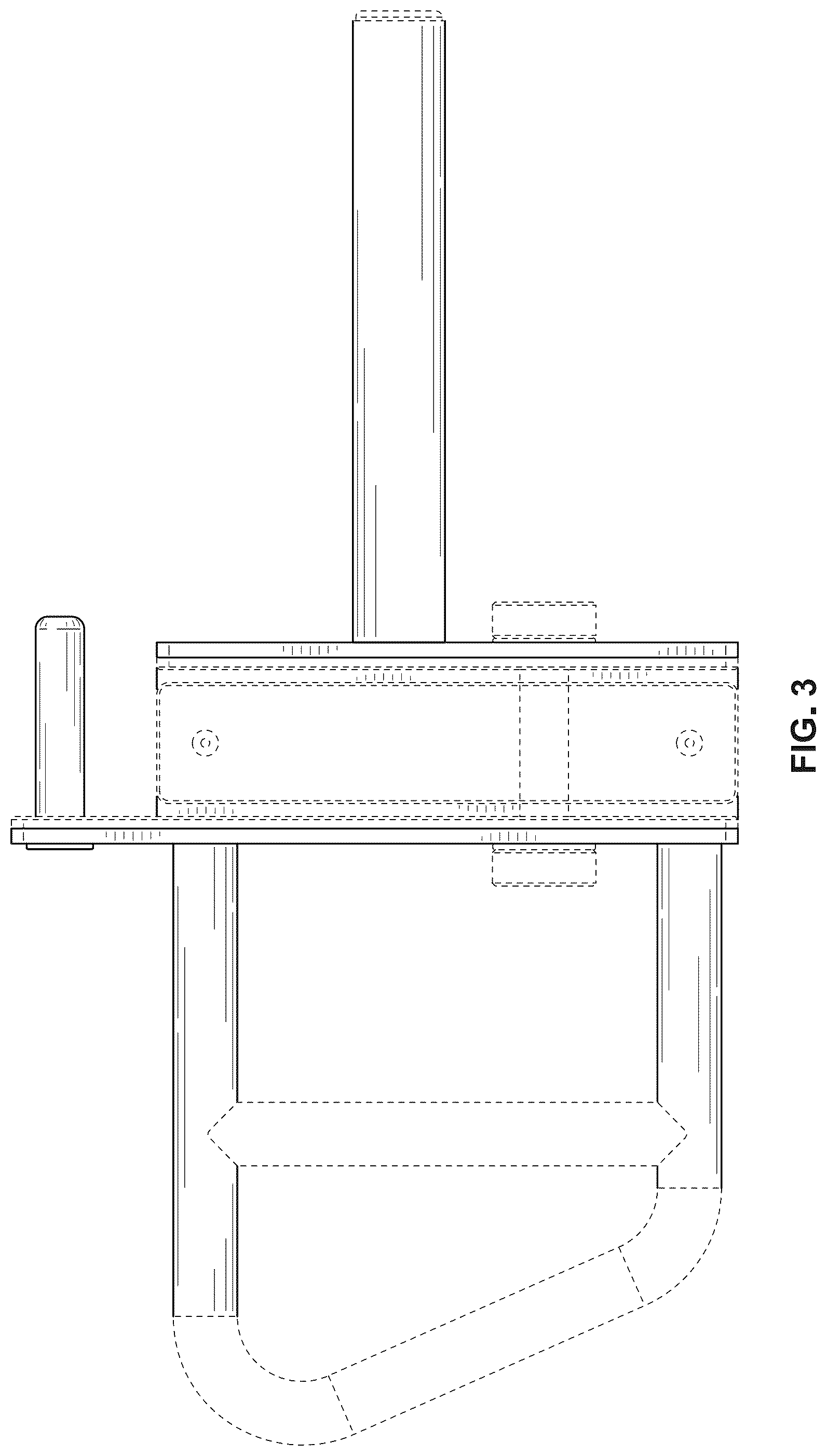 Patent USD1044981 Figure 3 – Handle bracket
