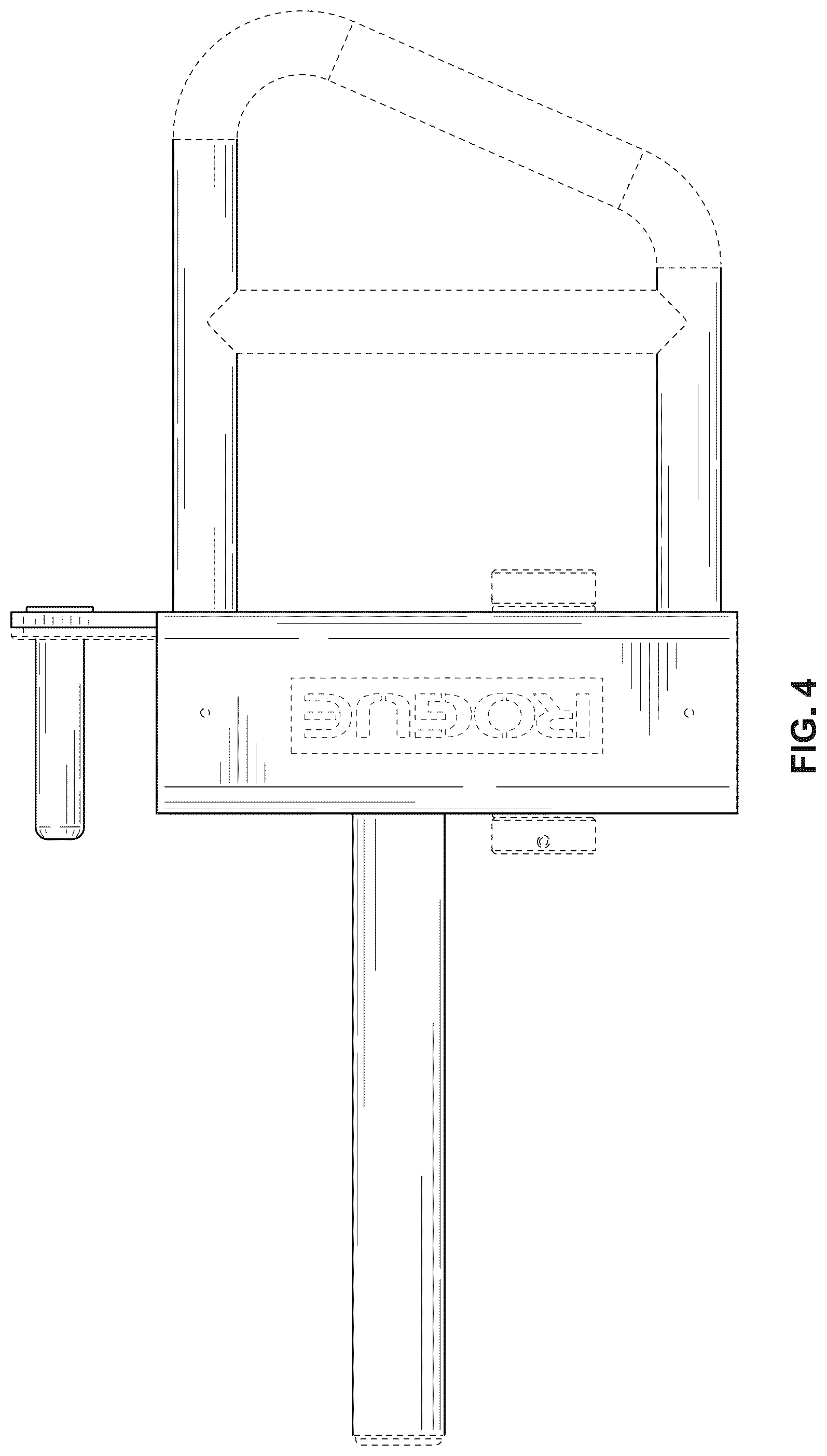 Patent USD1044981 Figure 4 – Handle bracket
