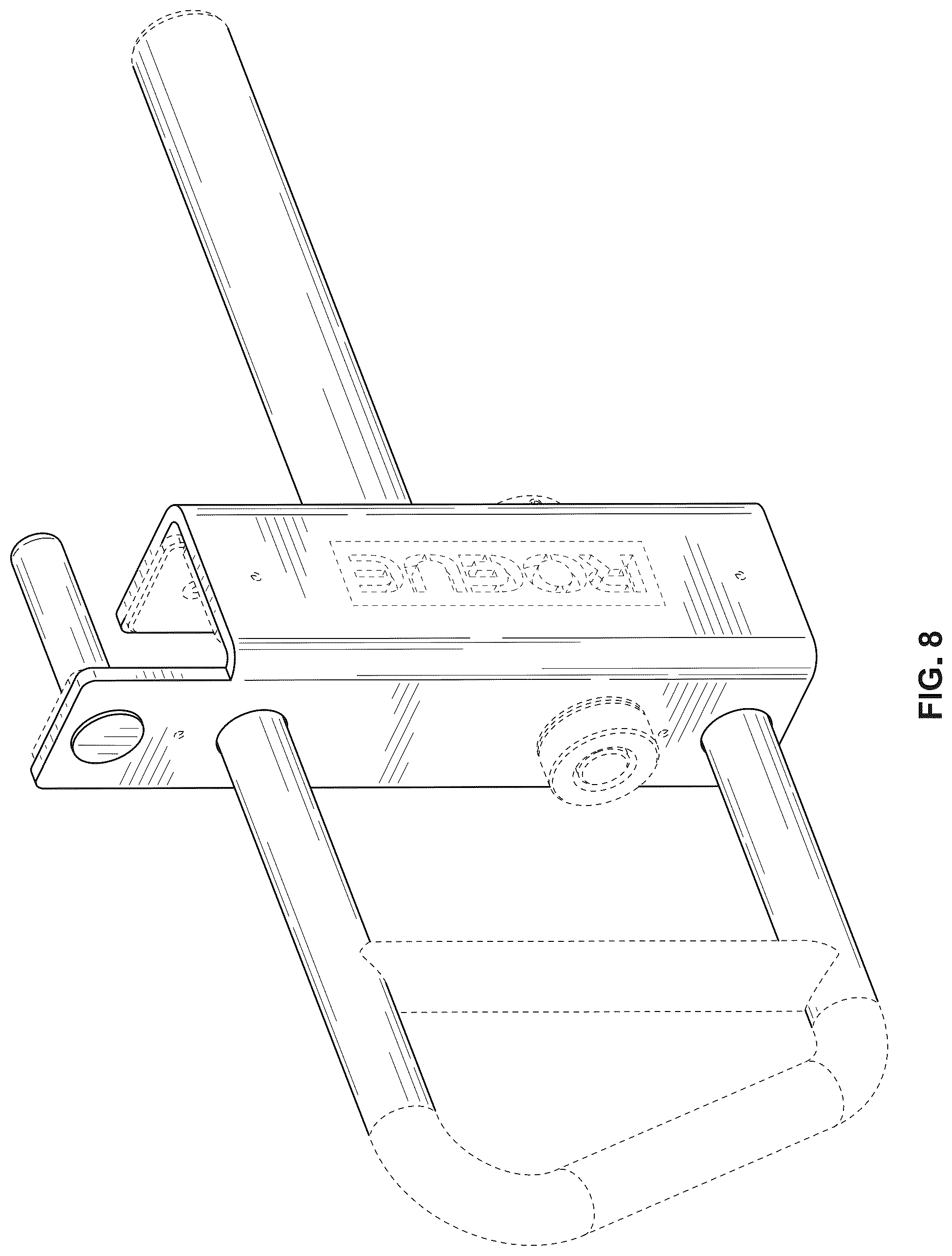 Patent USD1044981 Figure 7 – Handle bracket