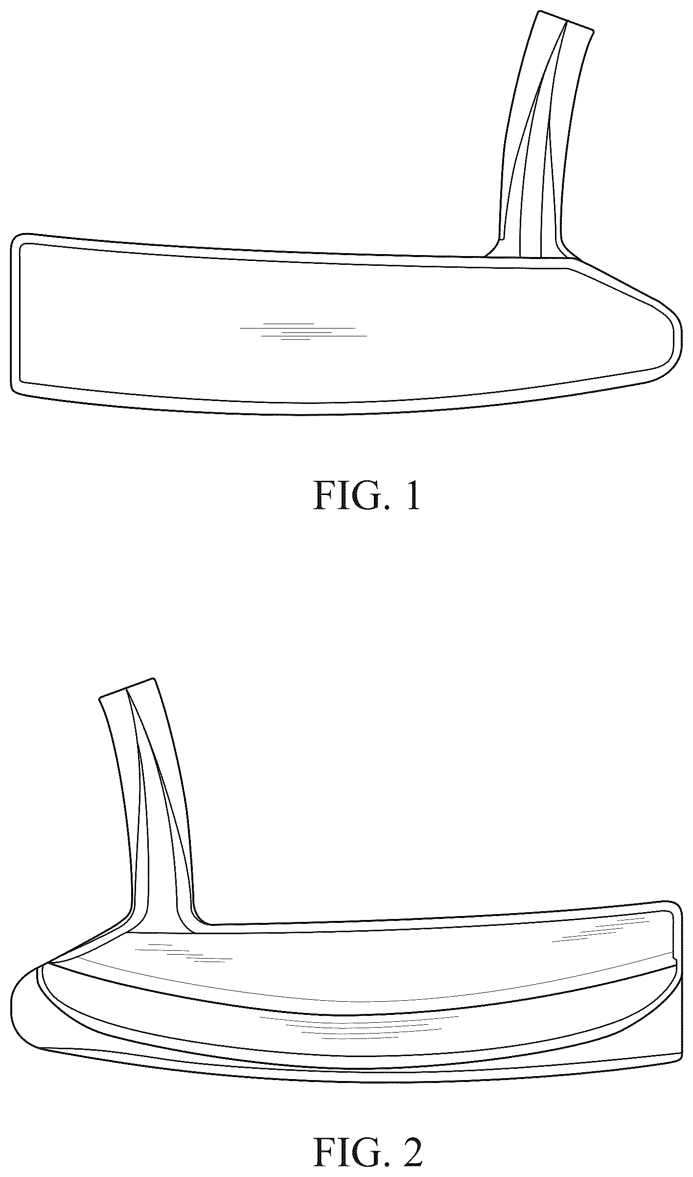 Patent USD1044985 Figure 1 – Putter head