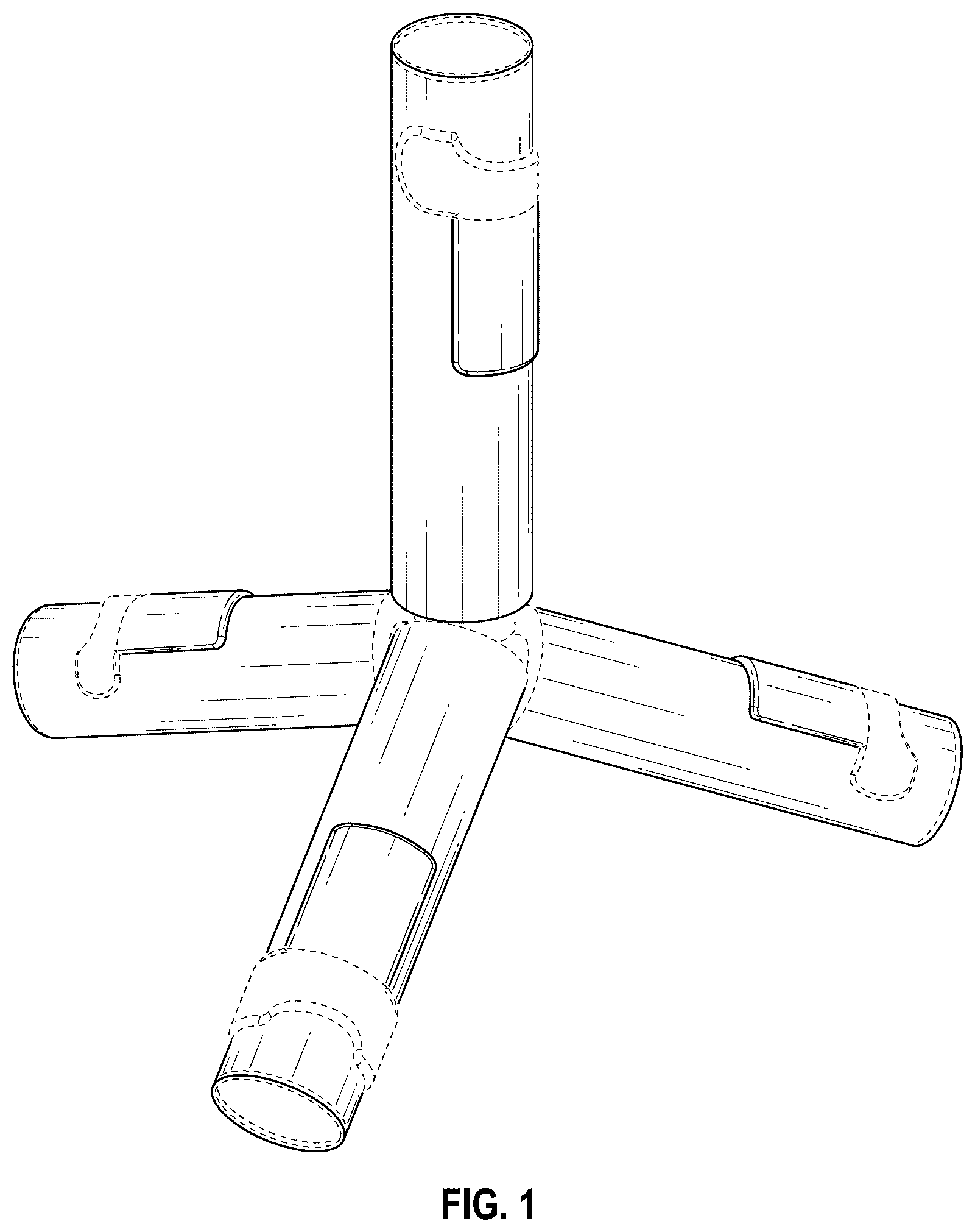 Patent USD1044990 Figure 1 – Tackling training device