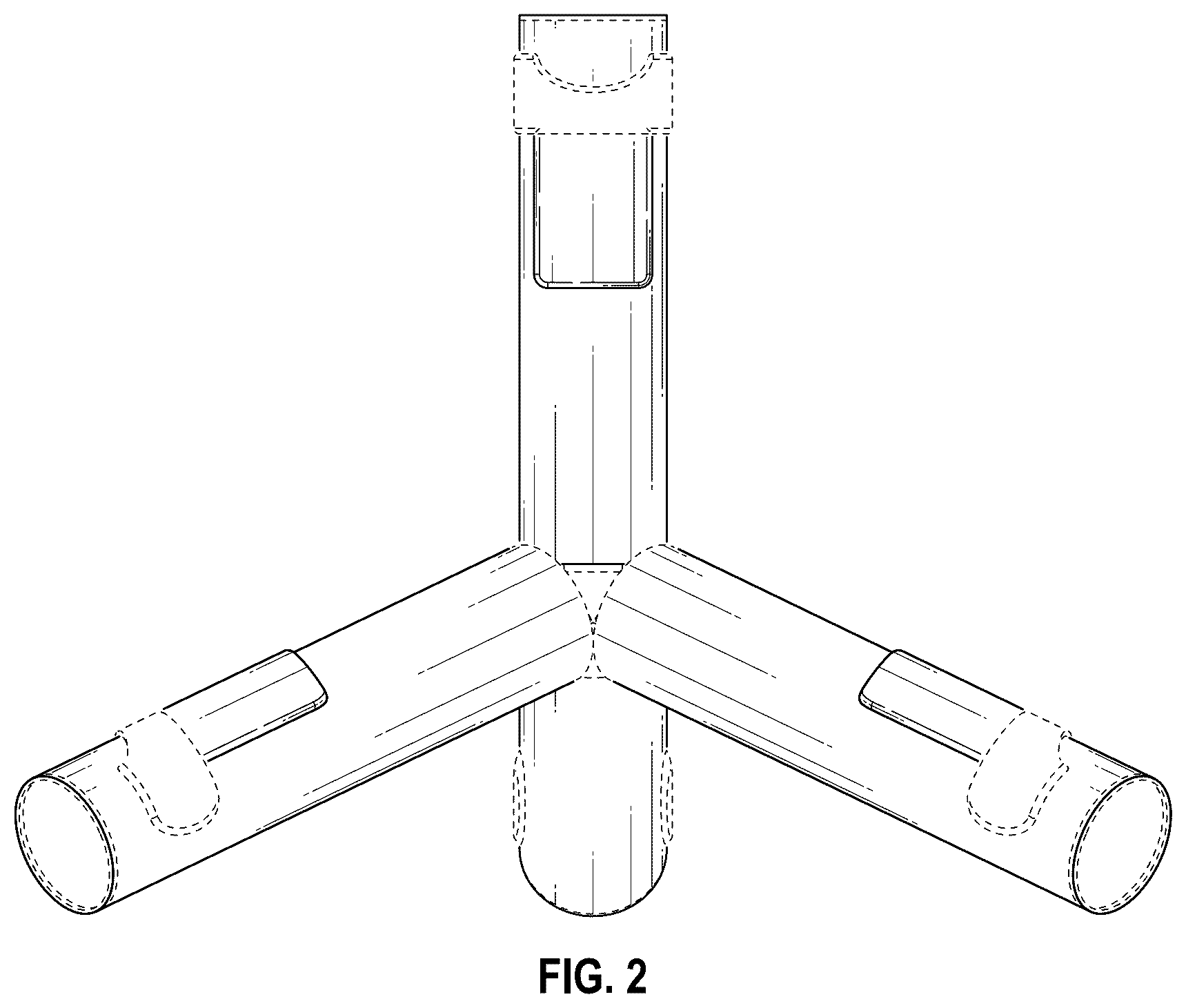 Patent USD1044990 Figure 2 – Tackling training device