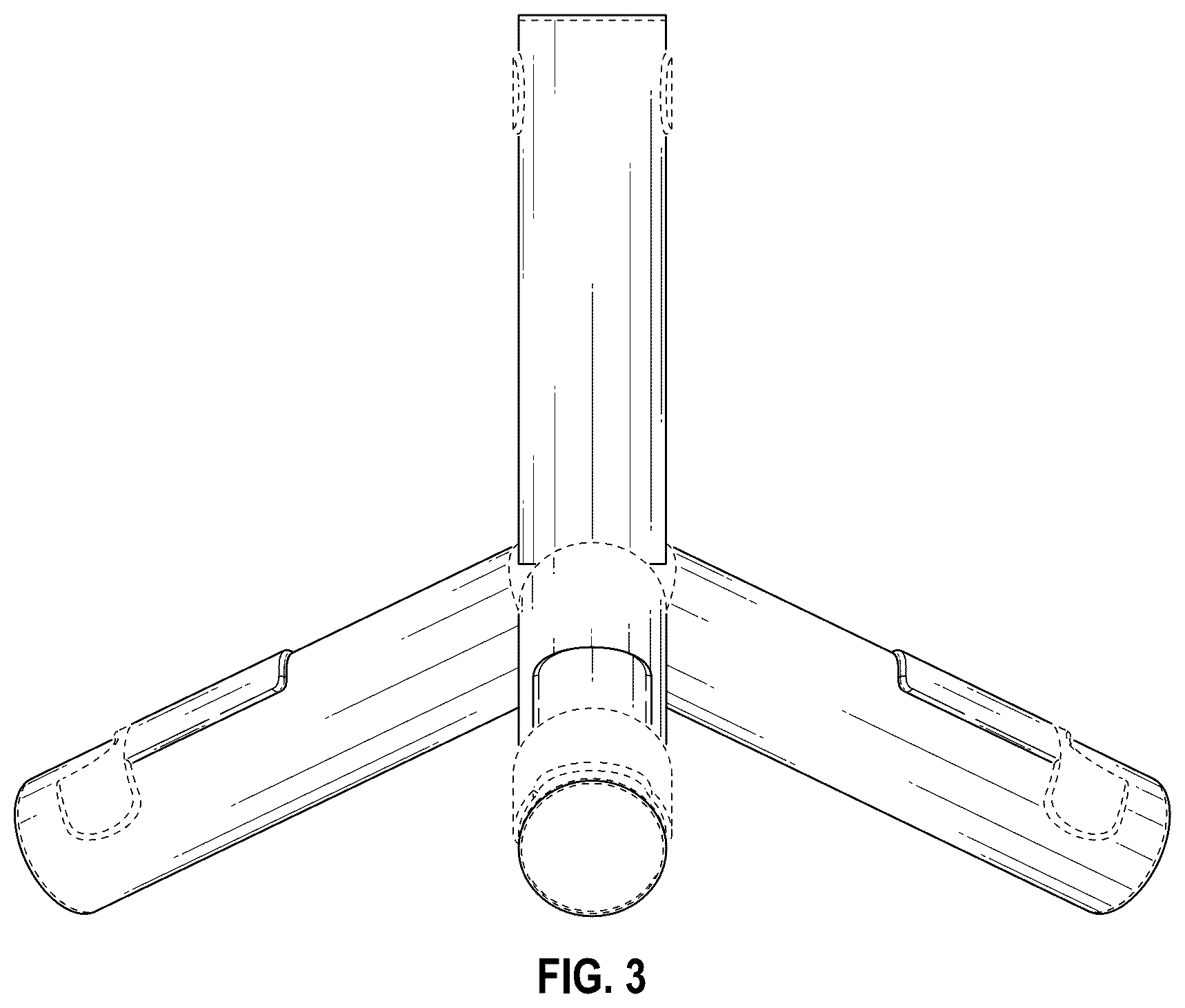 Patent USD1044990 Figure 3 – Tackling training device