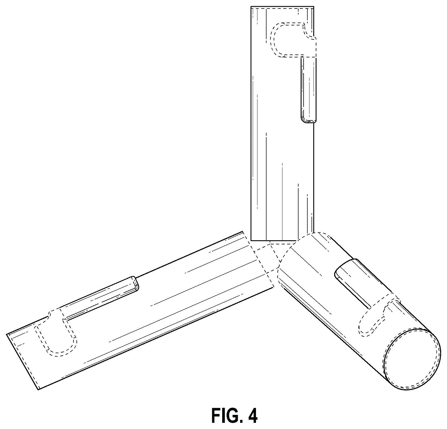 Patent USD1044990 Figure 4 – Tackling training device