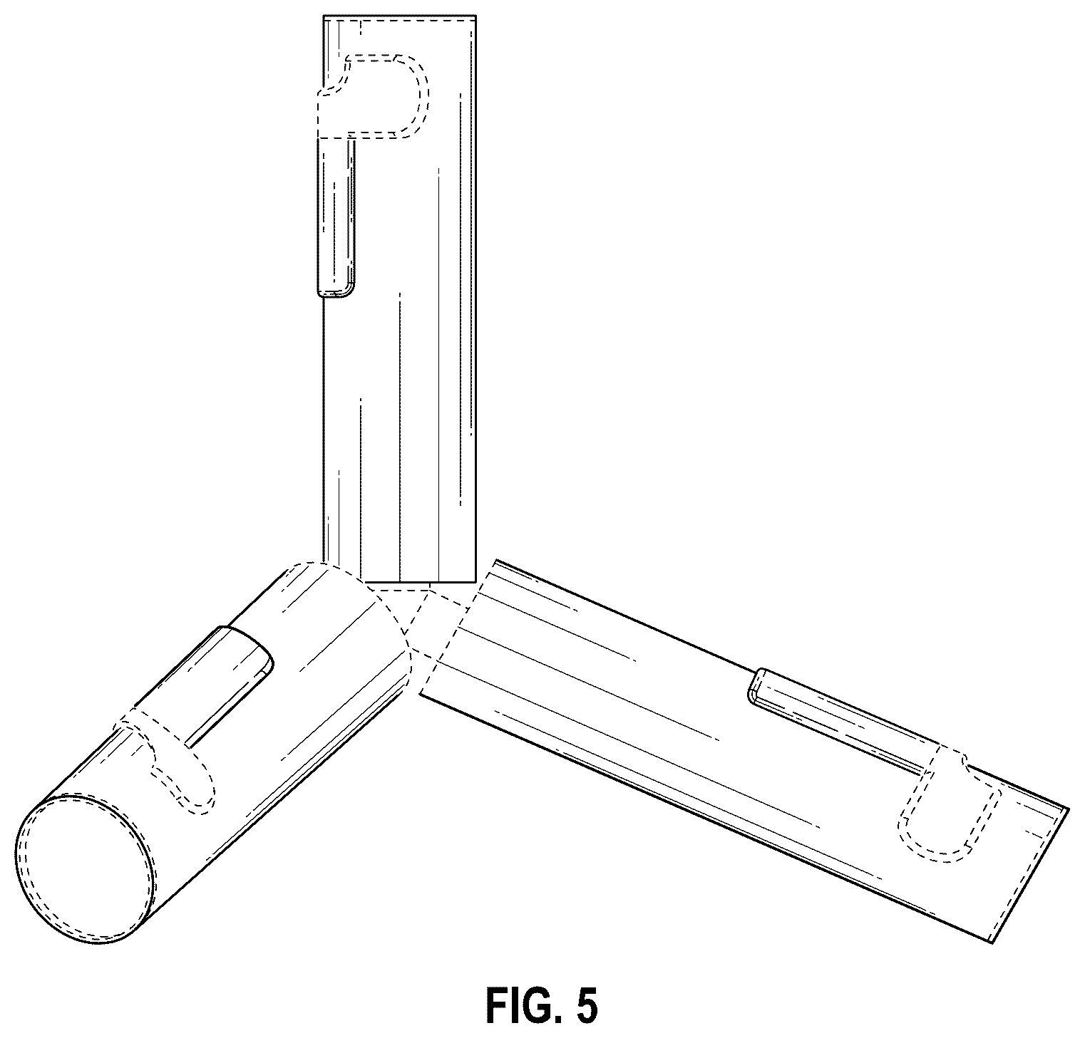 Patent USD1044990 Figure 5 – Tackling training device