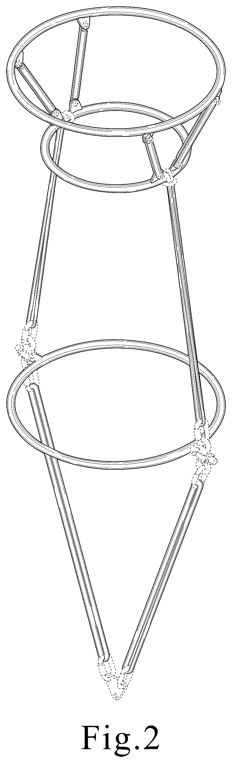 Patent USD1044991 Figure 2 – Aerial acrobatic apparatus