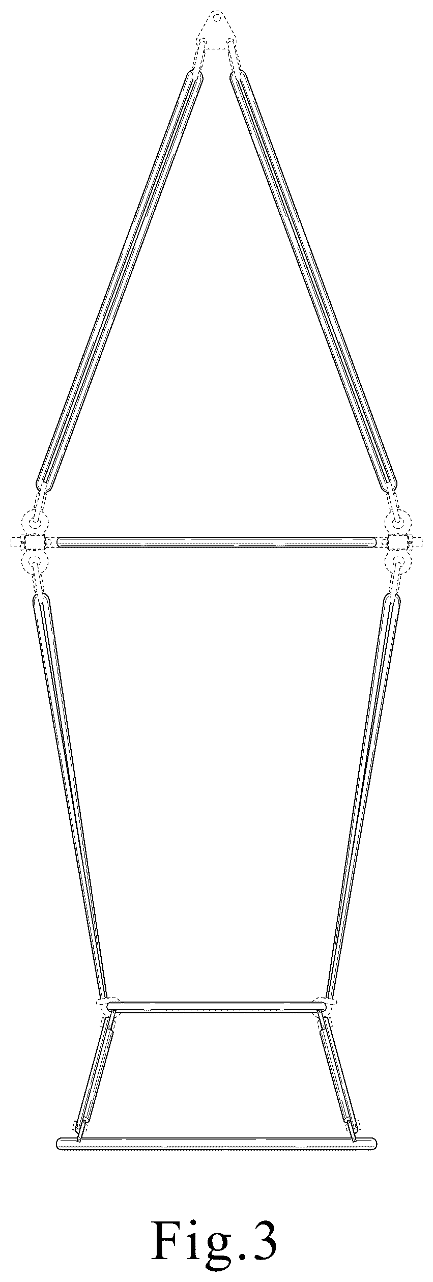 Patent USD1044991 Figure 3 – Aerial acrobatic apparatus