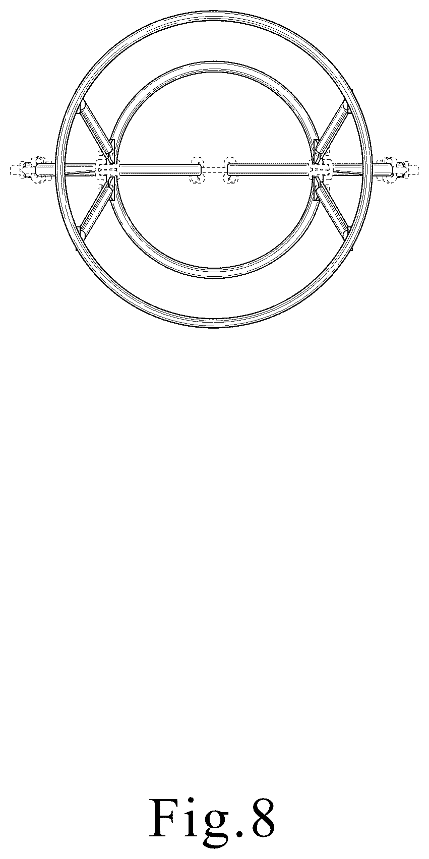 Patent USD1044991 Figure 8 – Aerial acrobatic apparatus
