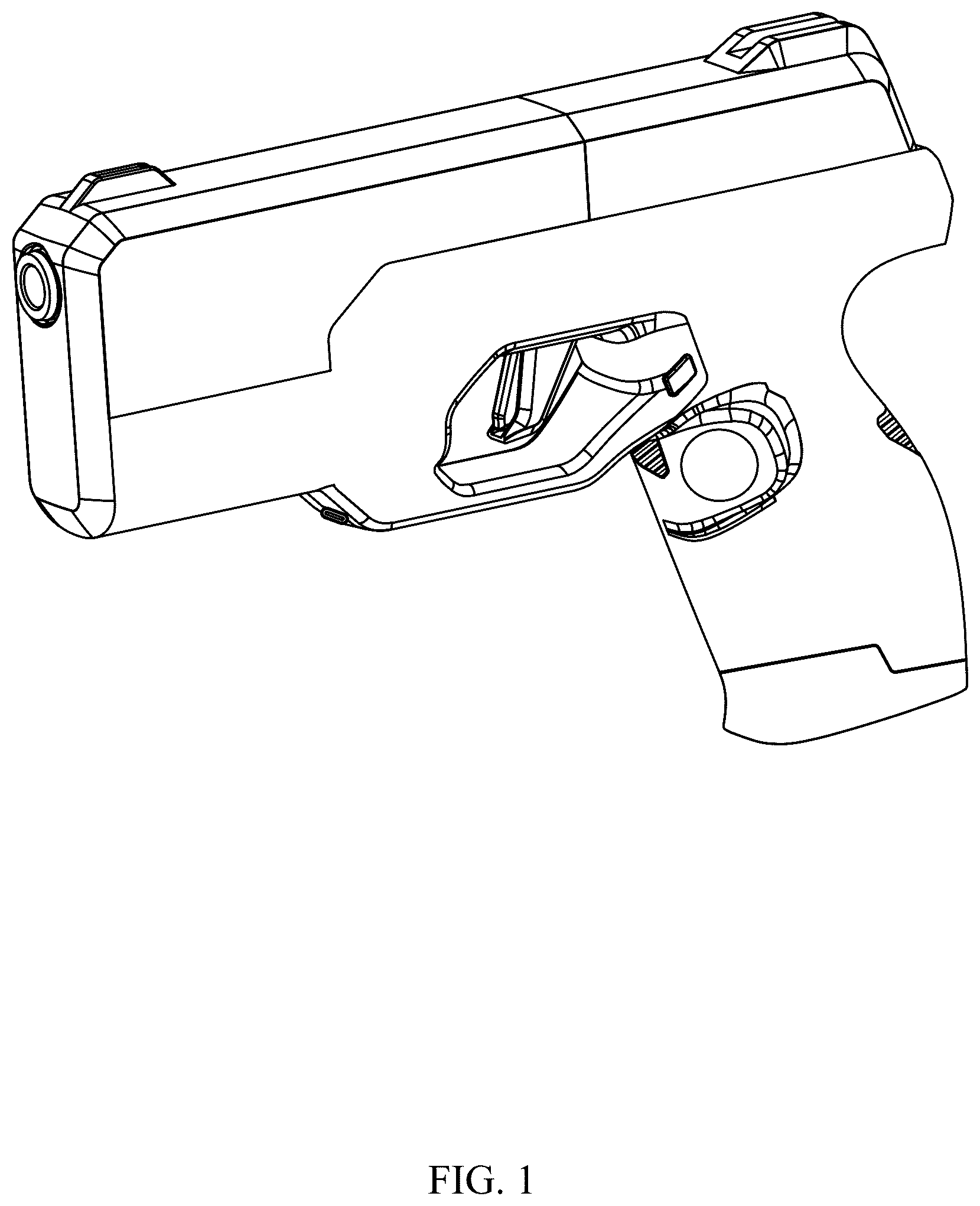 Patent USD1044994 Figure 1 – Pistol