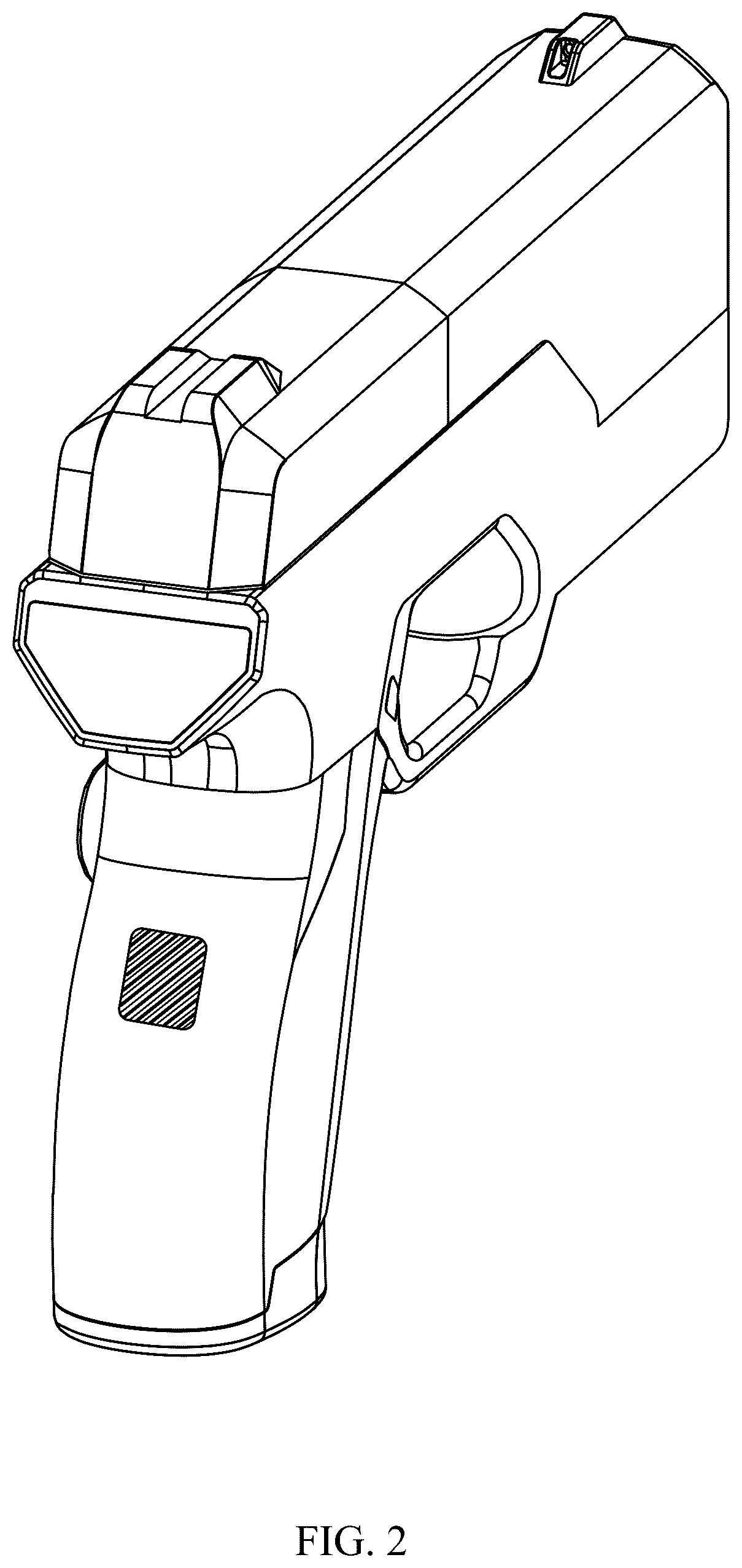 Patent USD1044994 Figure 2 – Pistol