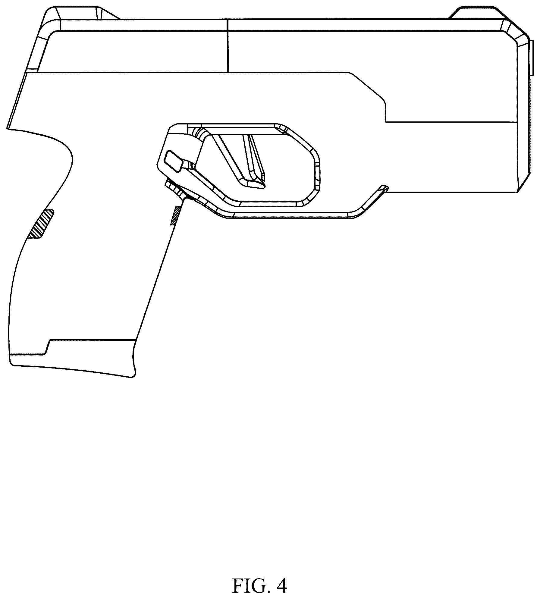 Patent USD1044994 Figure 4 – Pistol