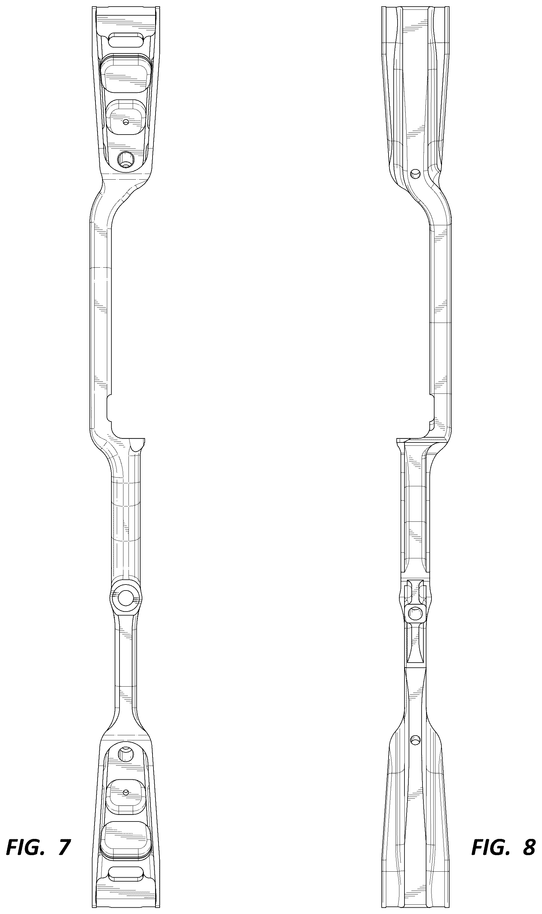 Patent USD1044995 Figure 6 – Archery bow riser