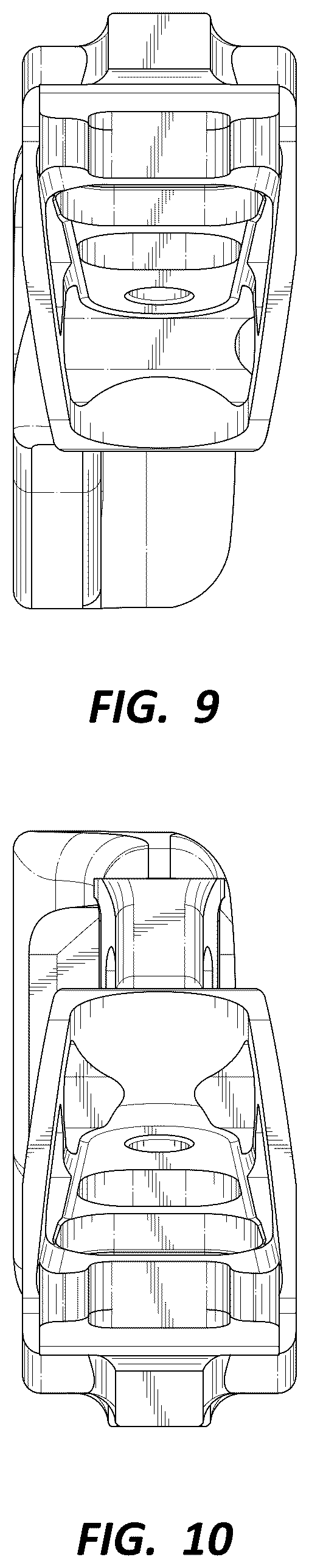 Patent USD1044995 Figure 7 – Archery bow riser