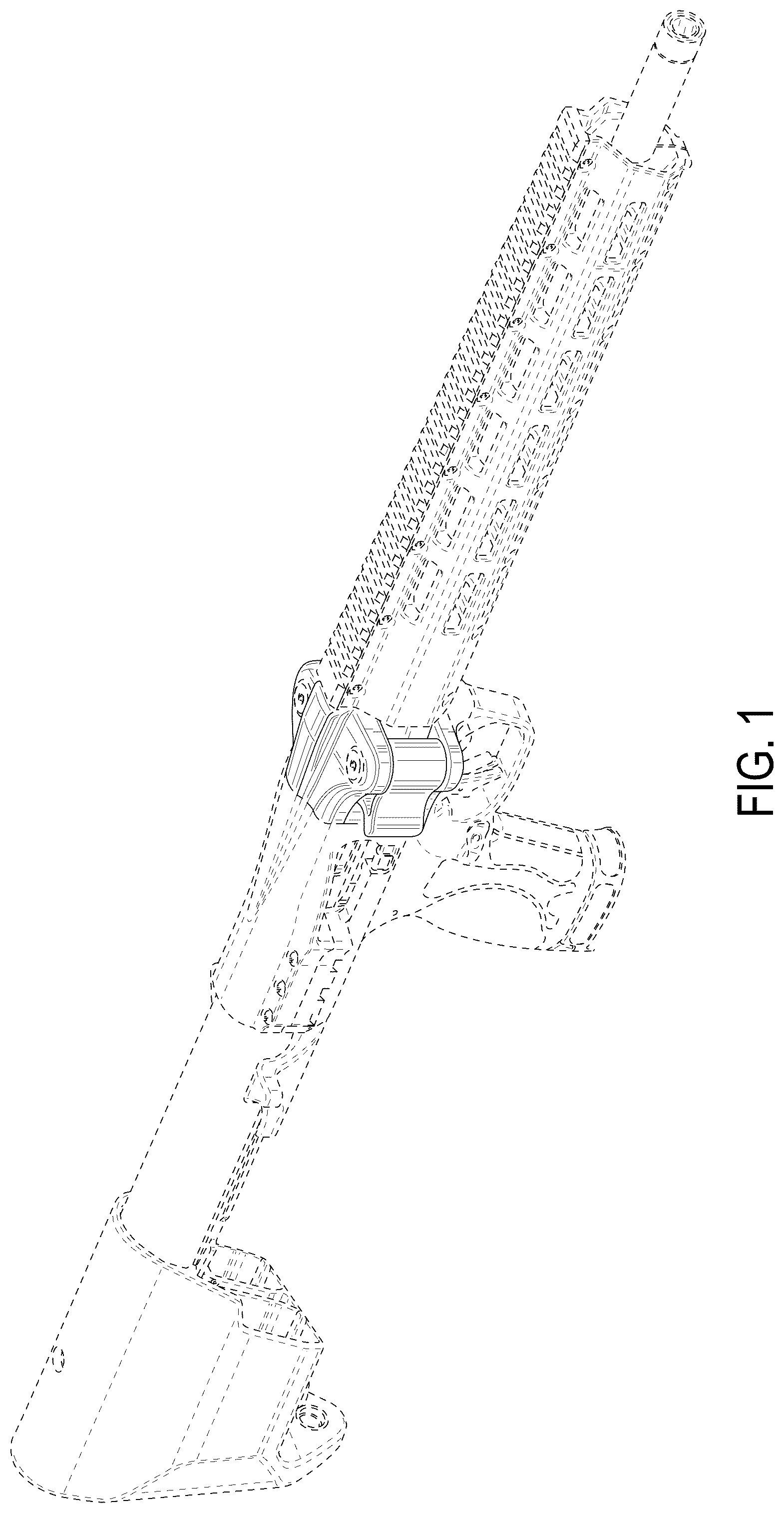Patent USD1044998 Figure 1 – Foldable firearm
