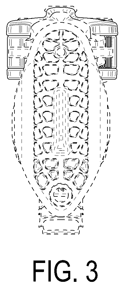 Patent USD1044998 Figure 3 – Foldable firearm
