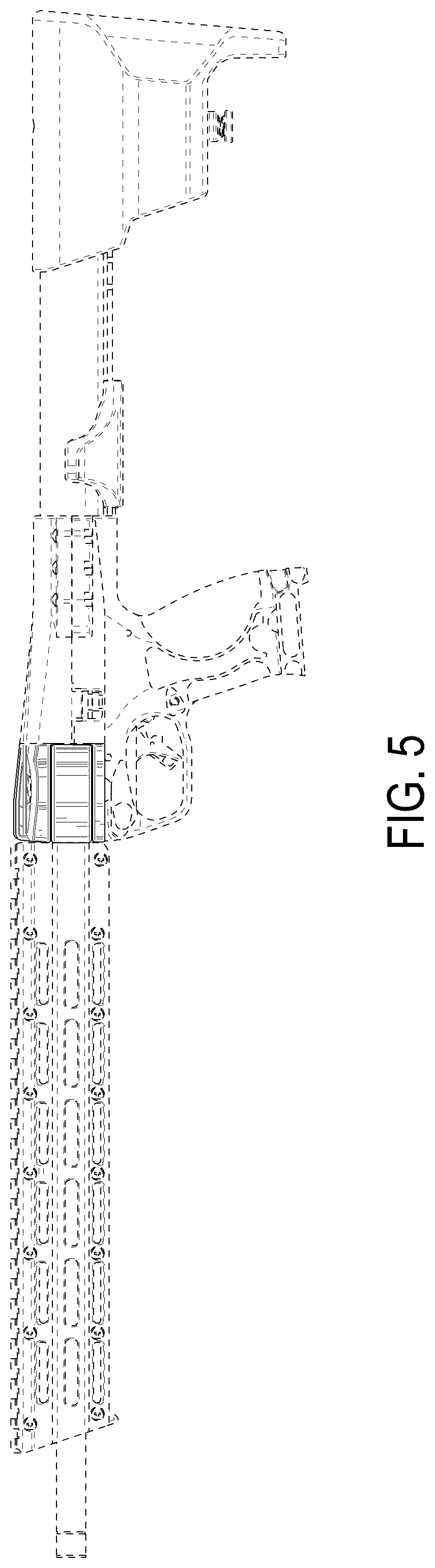 Patent USD1044998 Figure 5 – Foldable firearm
