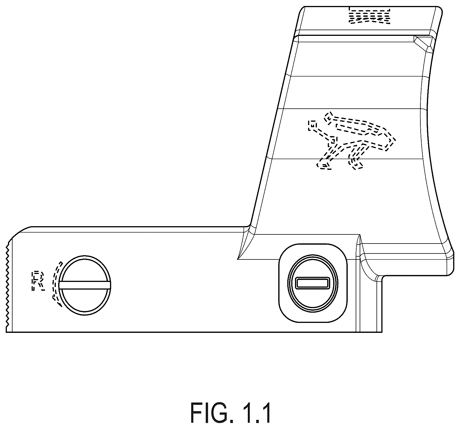Patent USD1045002 — Gun sight — Figure 1