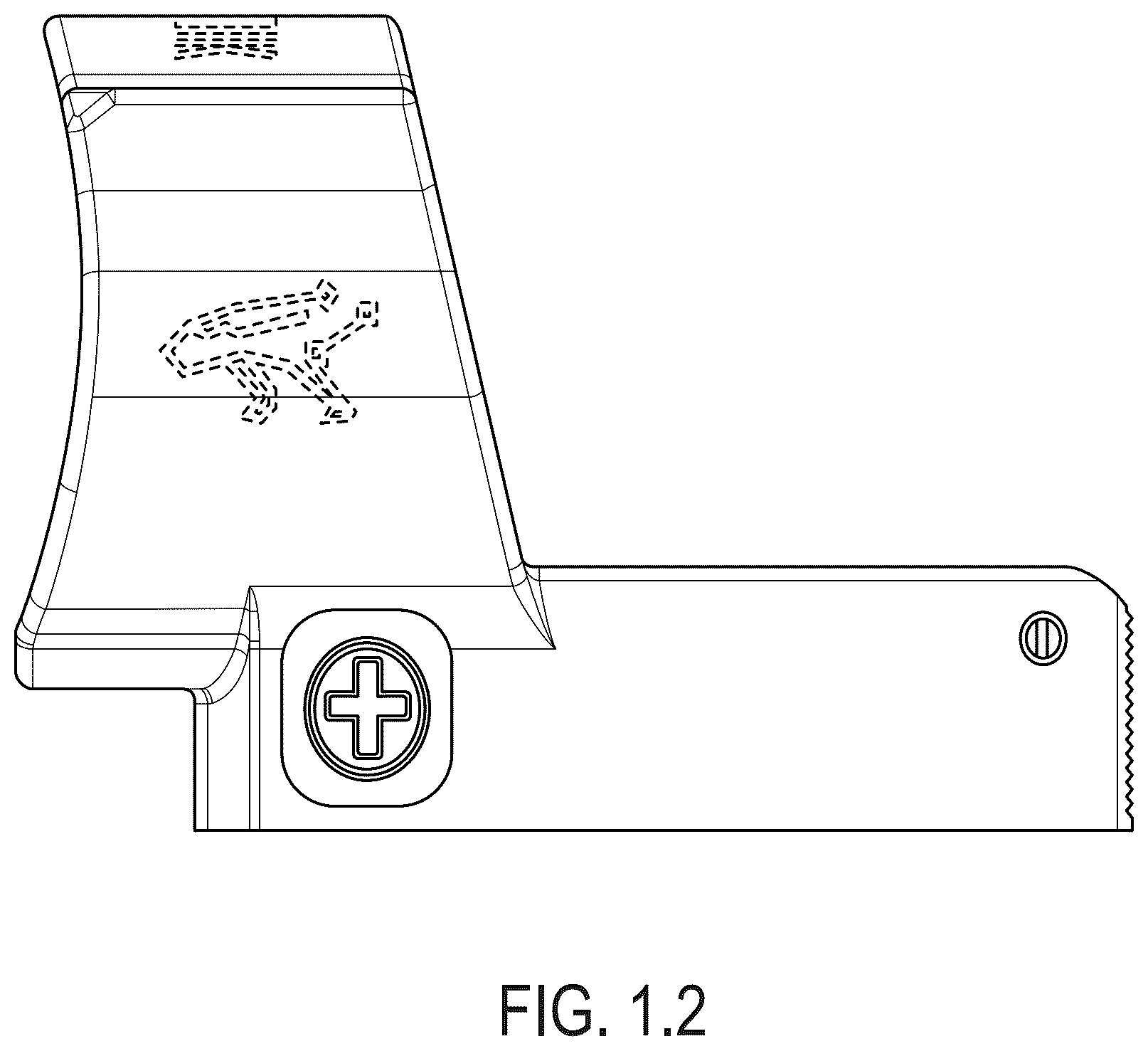 Patent USD1045002 Figure 2 – Gun sight