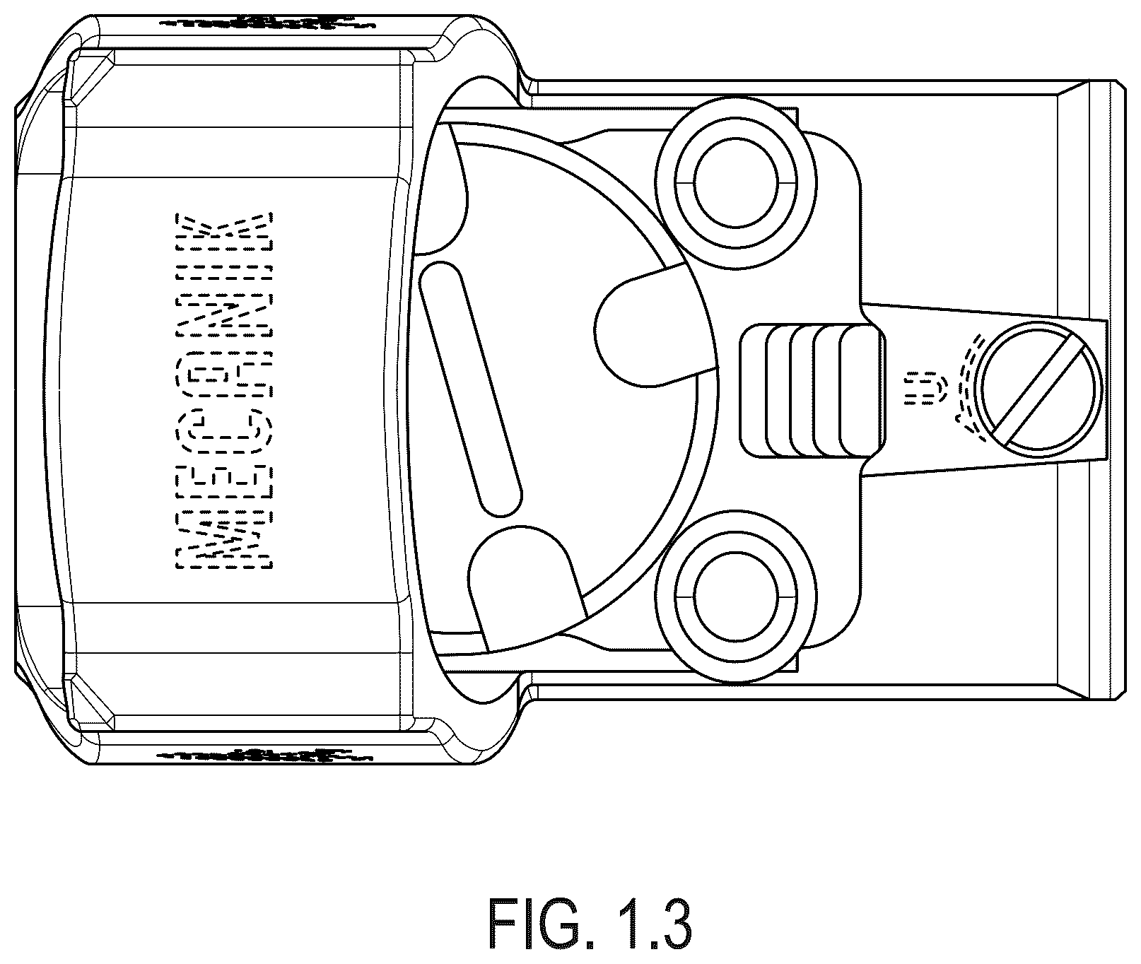 Patent USD1045002 Figure 3 – Gun sight