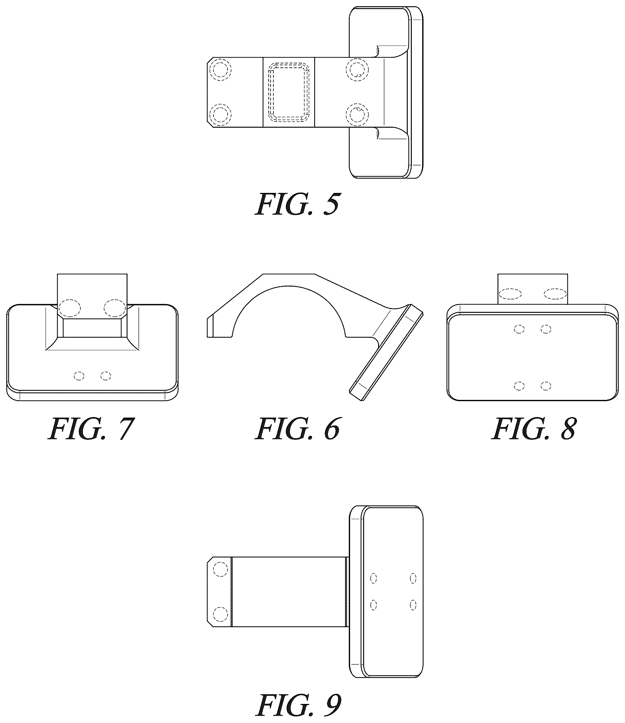Patent USD1045004 Figure 2 – Offset optic mount for a firearm