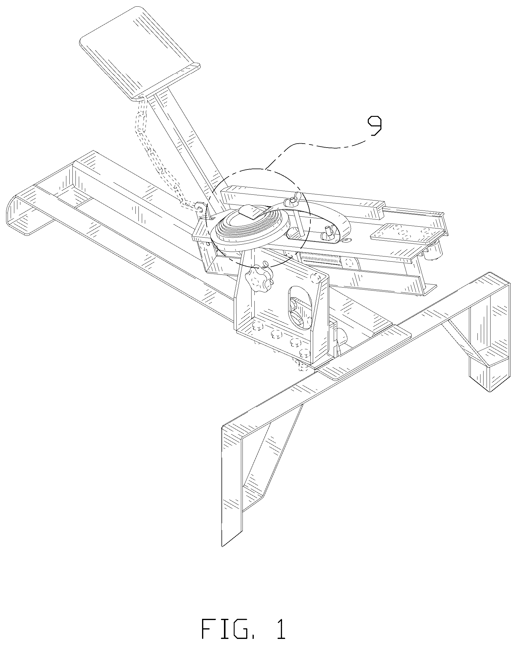 Patent USD1045005 Figure 1 – Target thrower