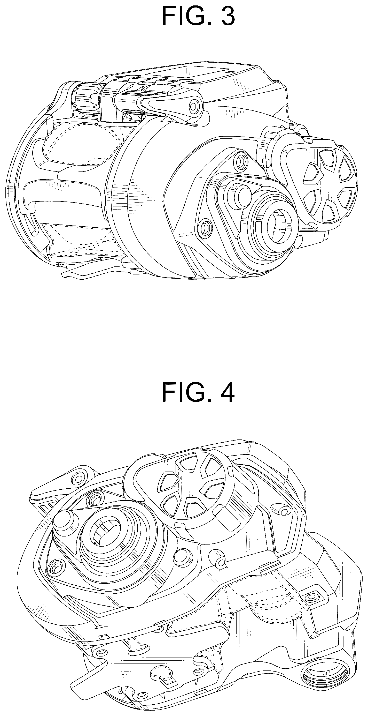 Patent USD1045011 Figure 2 – Fishing reel body