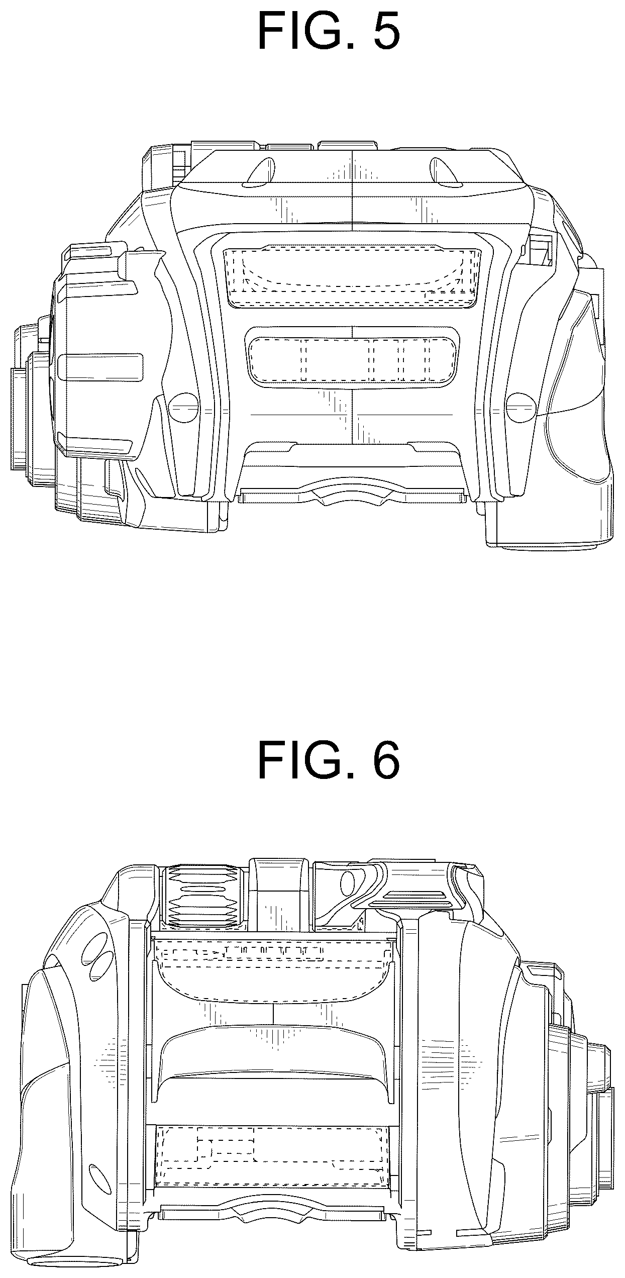 Patent USD1045011 Figure 3 – Fishing reel body